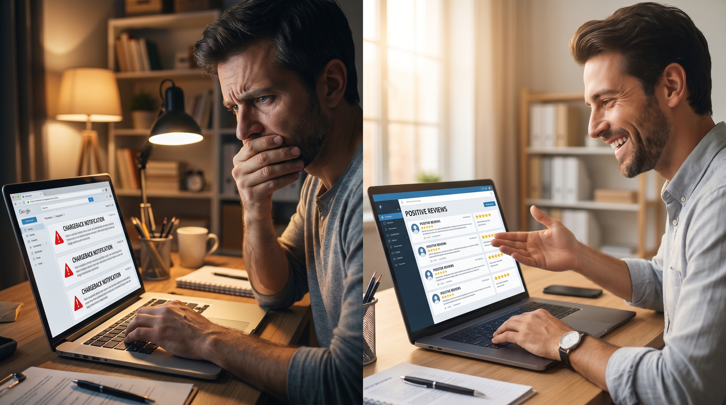 Handling reviews and chargebacks