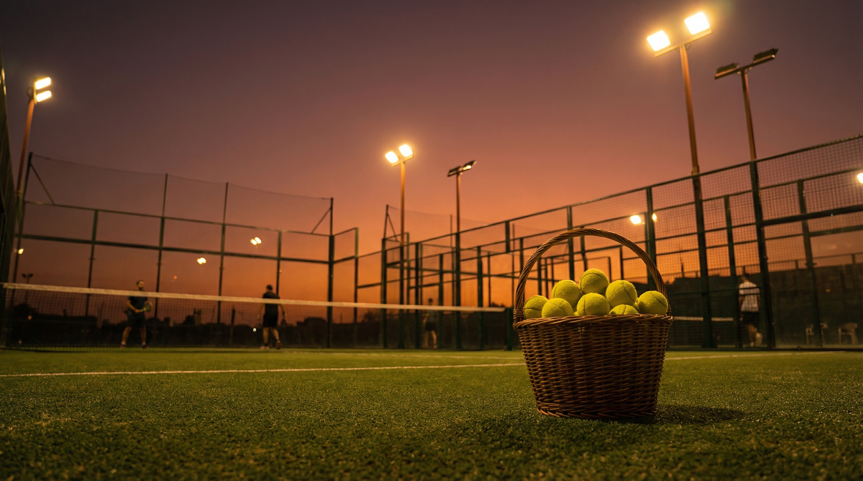sunset court baskets