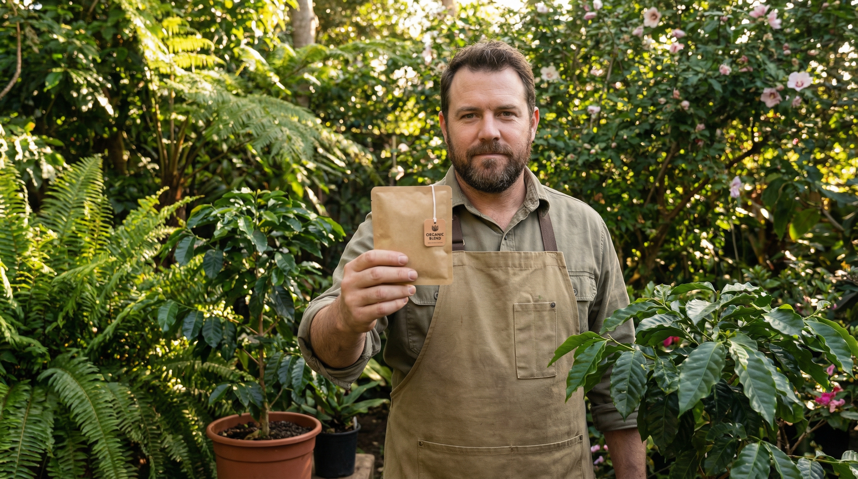 Professional Coffee Roaster with Biodegradable Bag
