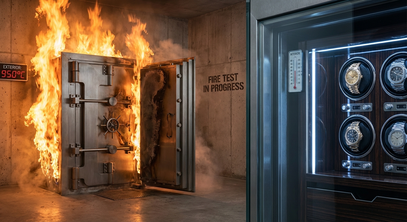 watch safe fire test demonstration