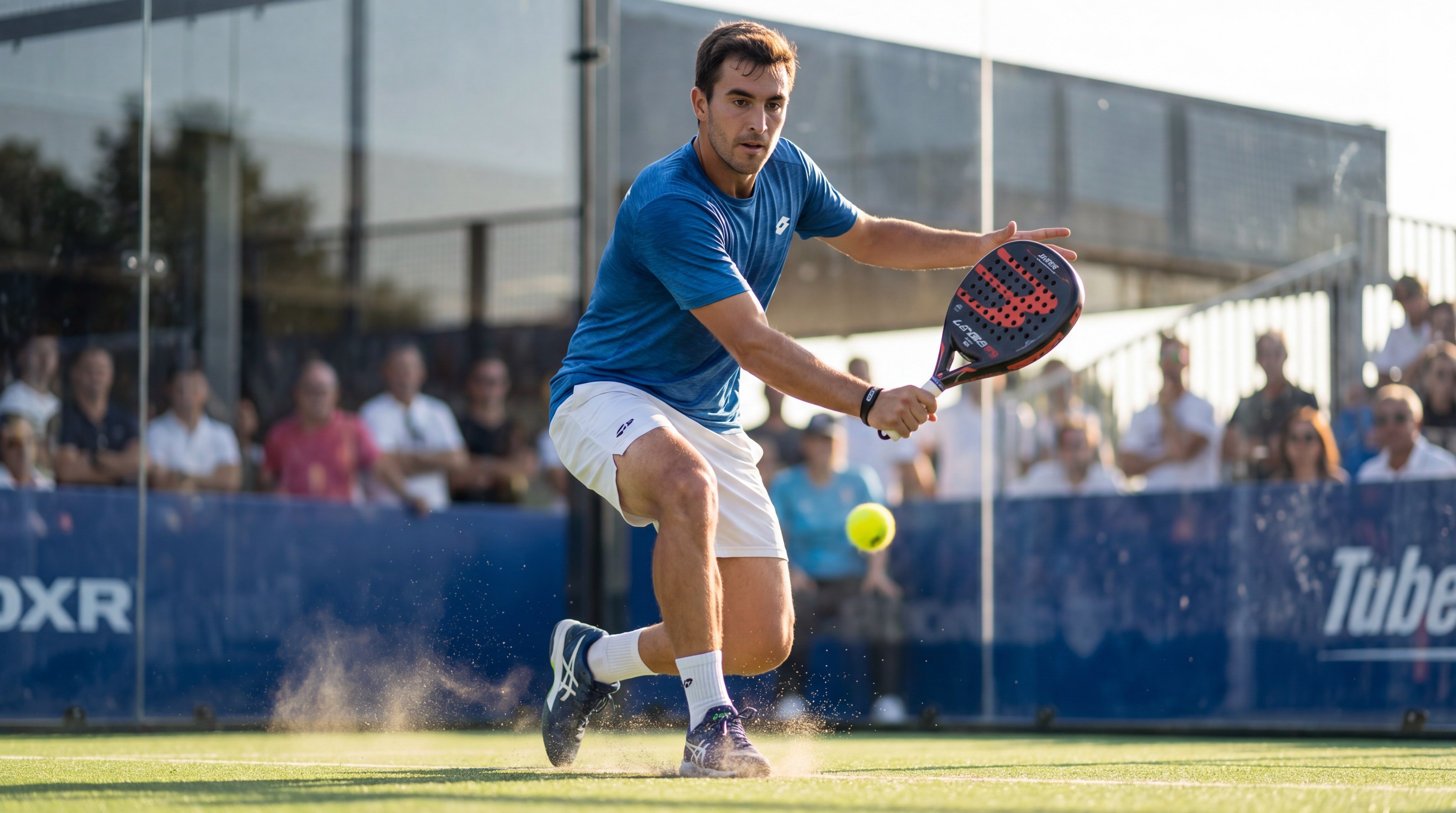 padel player underhand serve