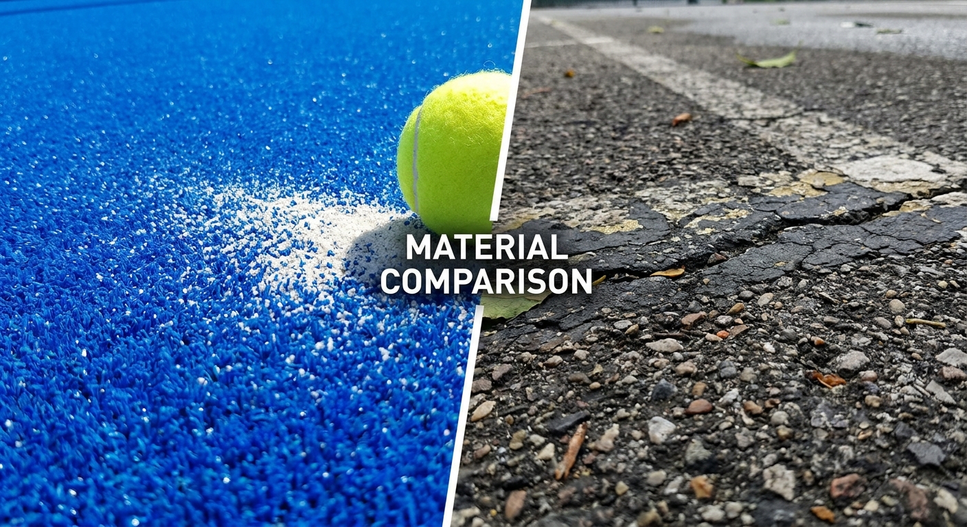 Turf vs asphalt comparison