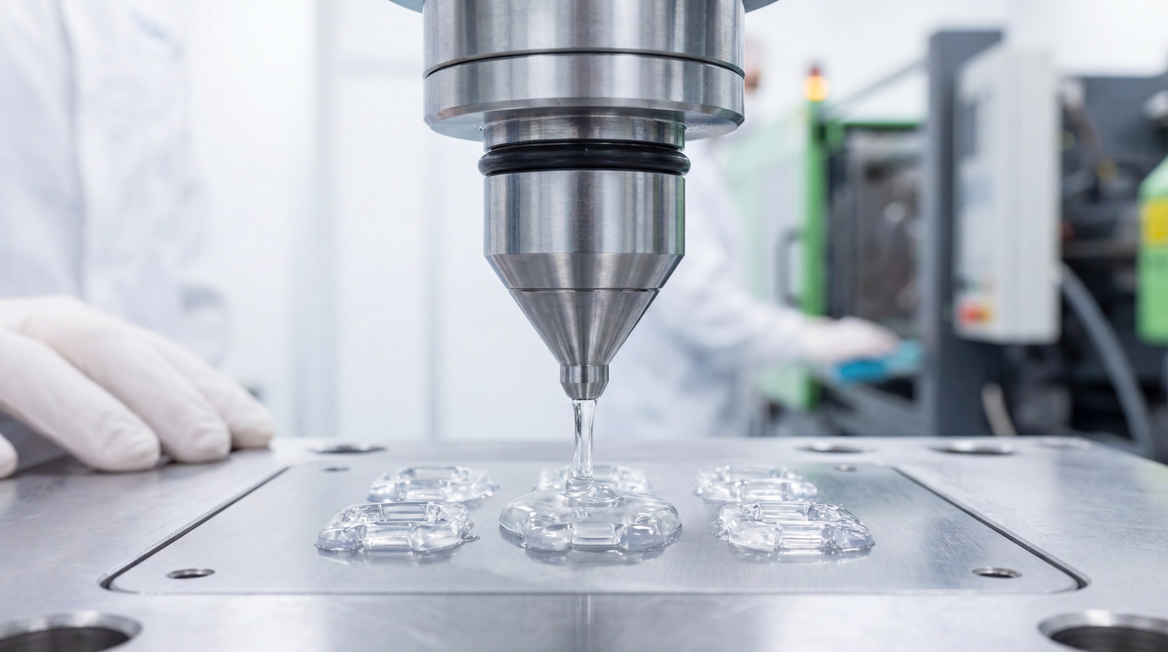 LSR injection molding nozzle macro