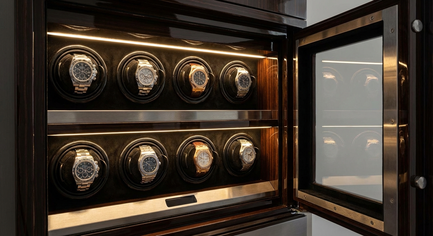 Watch Winder Safe Interior