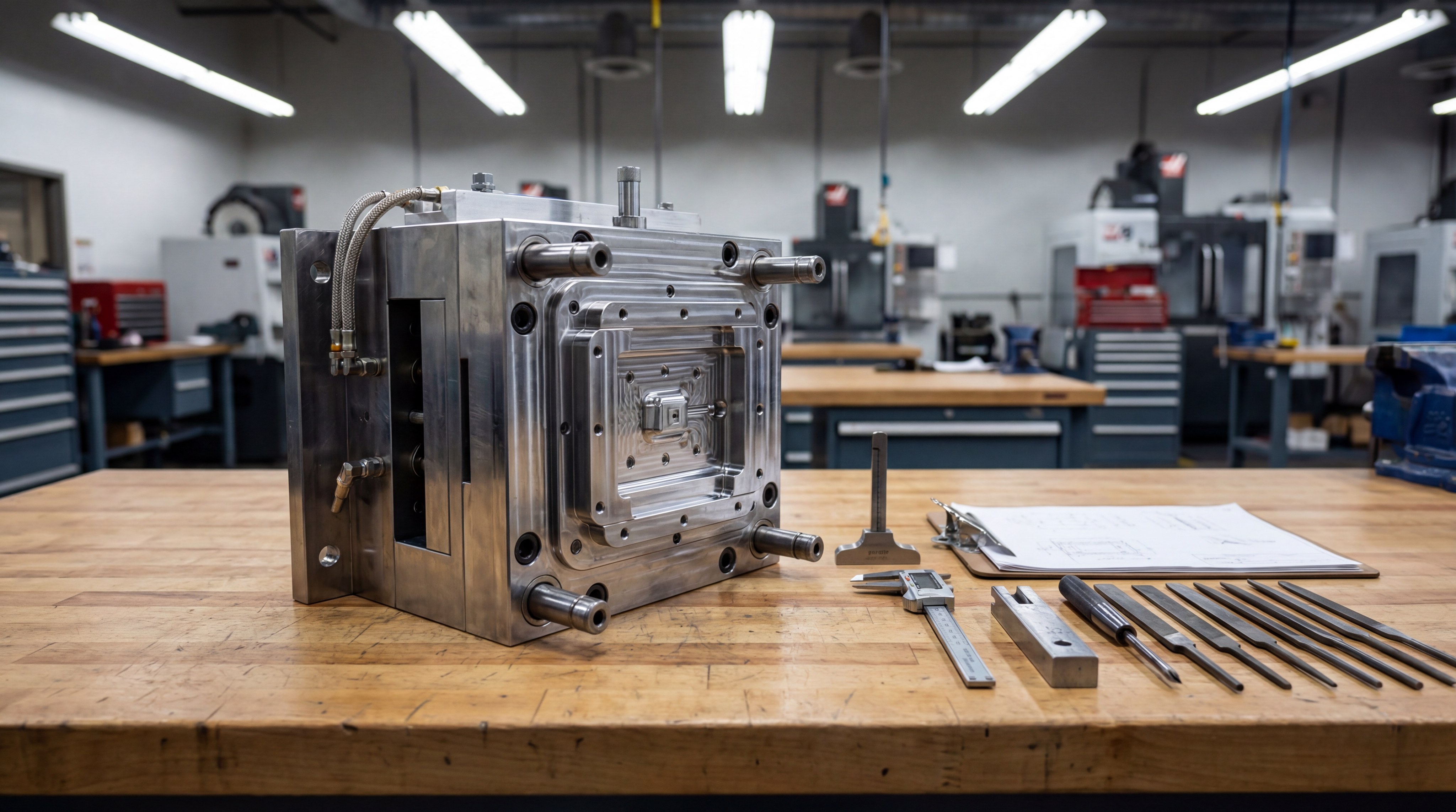 Metal prototype mold for silicone manufacturing