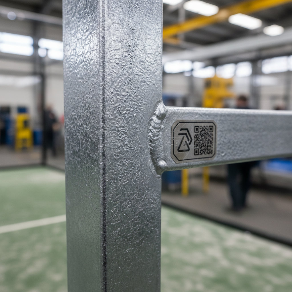 padel court frame photorealism