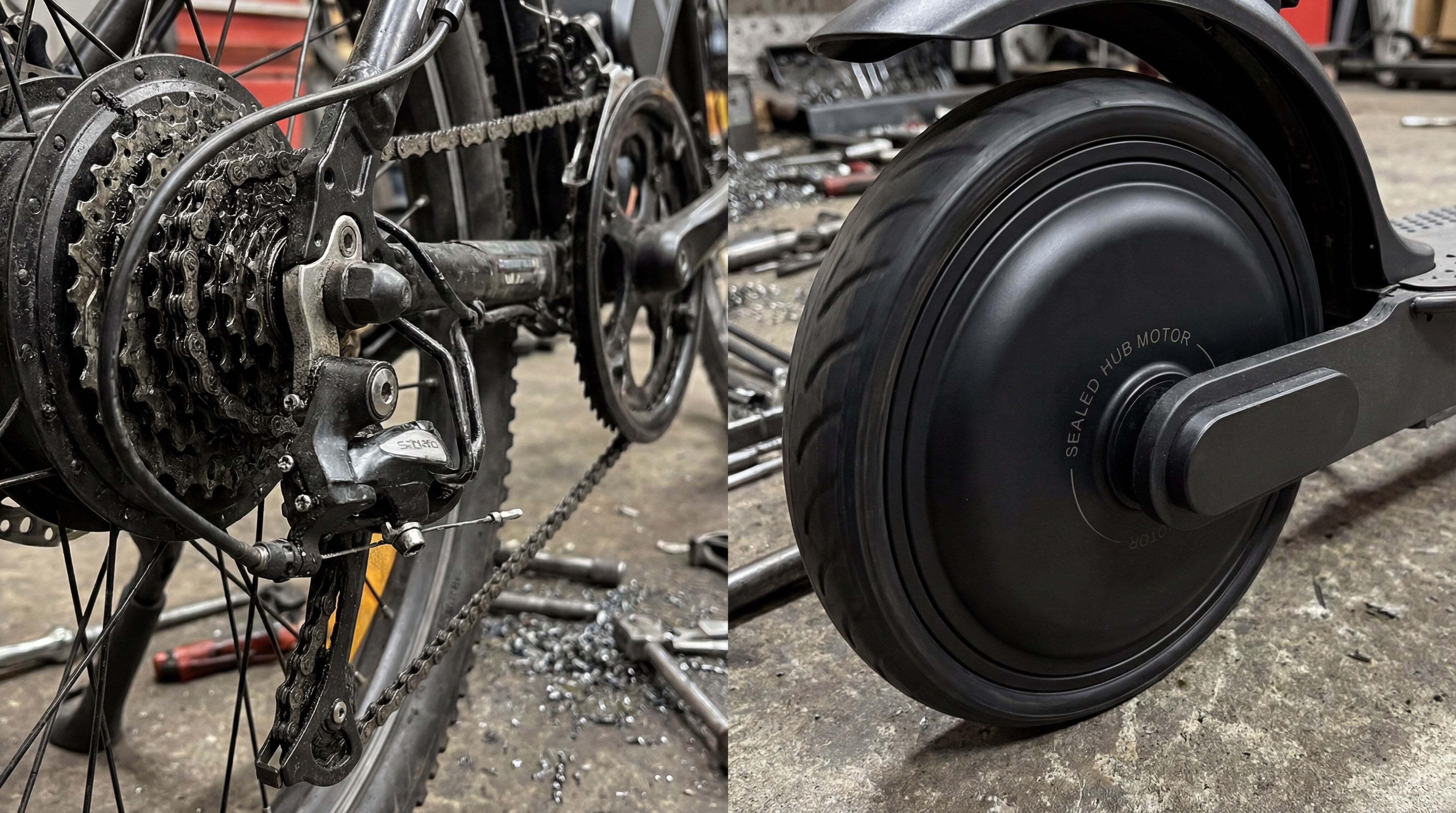 ebike_escooter_drivetrain_comparison