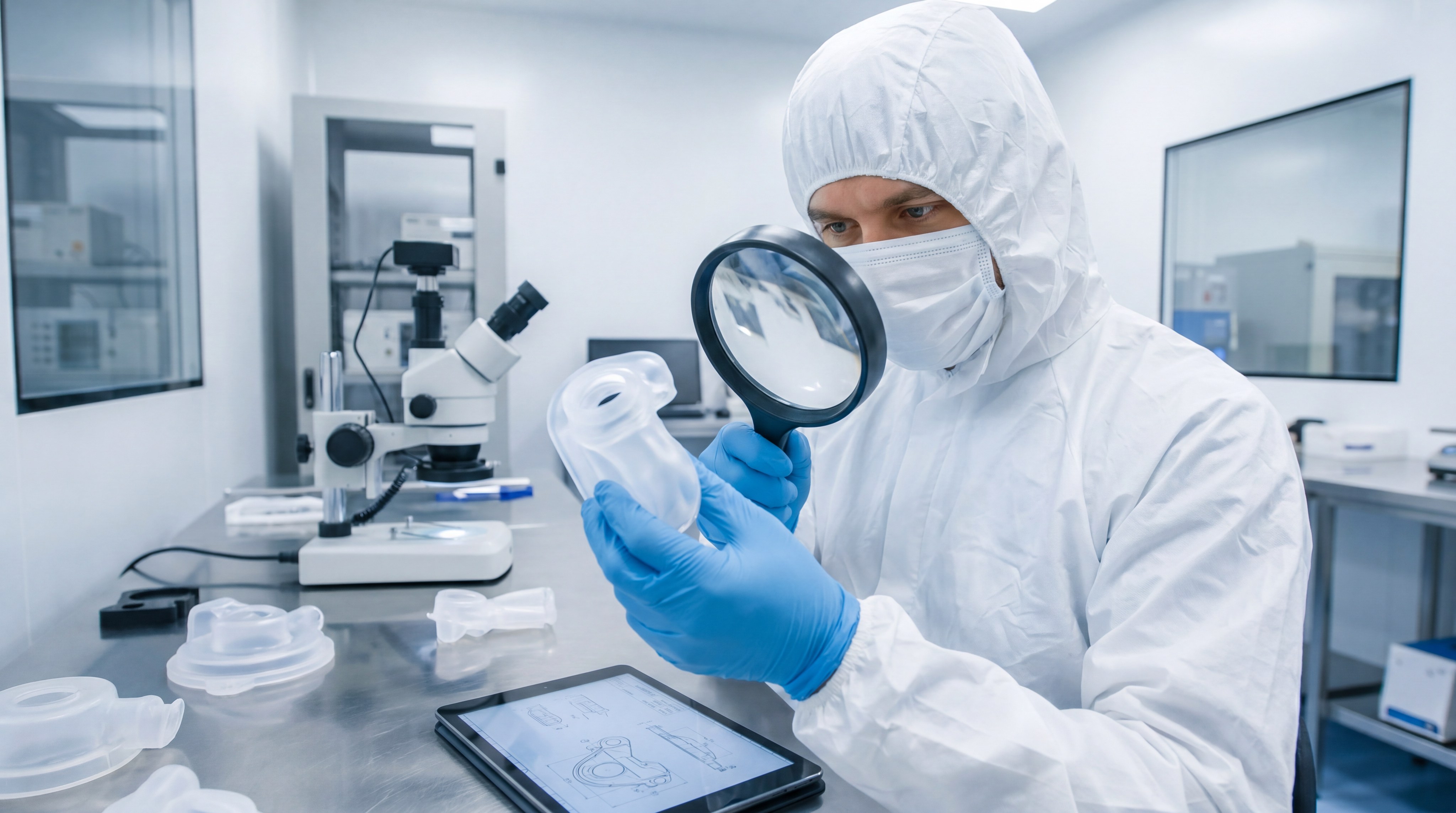cleanroom quality control inspection