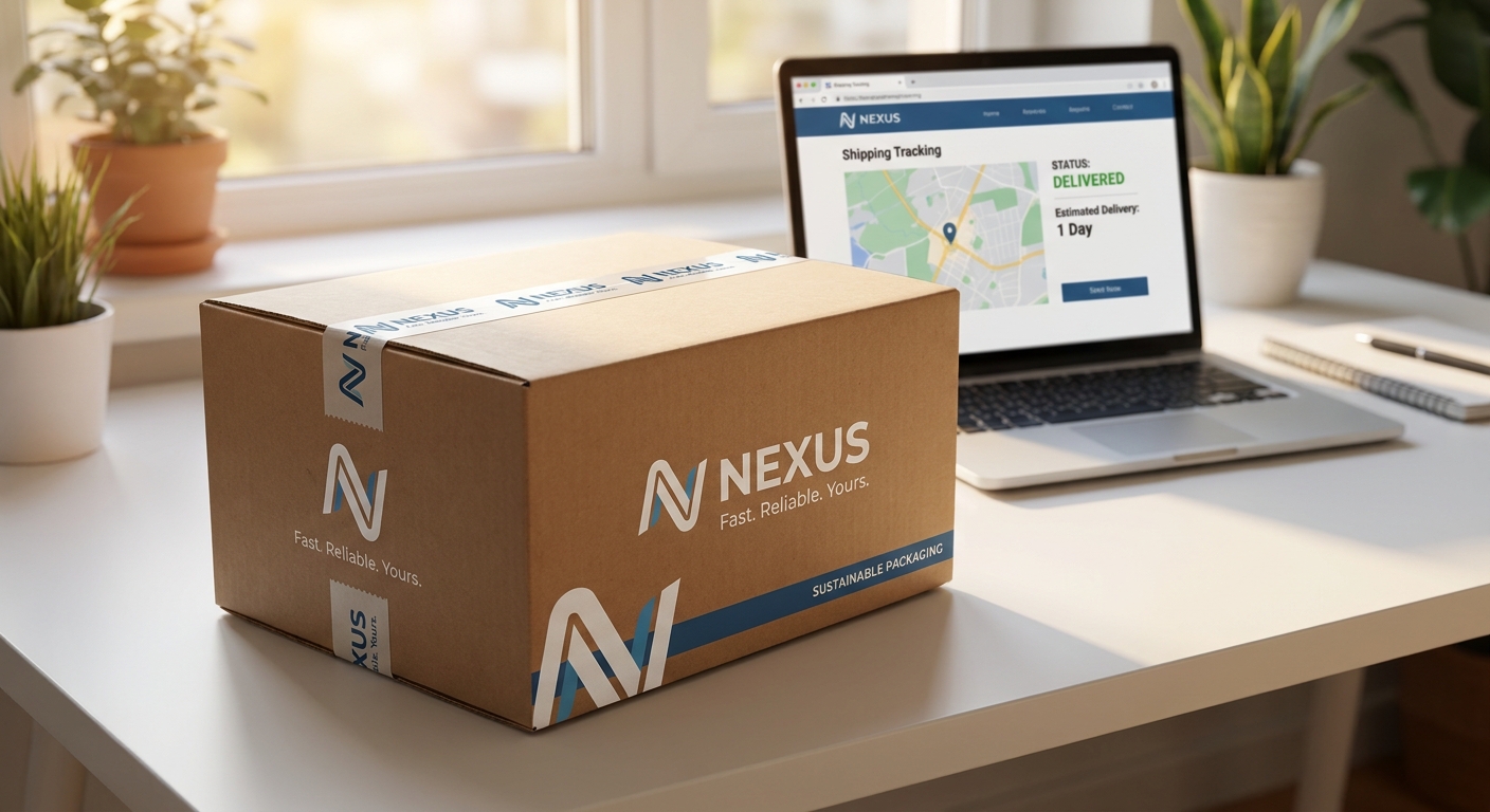 E-commerce Shipping Box Product Shot