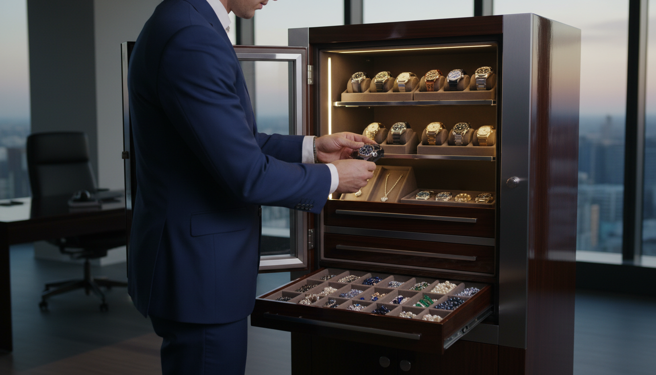 Luxury collection safe organization