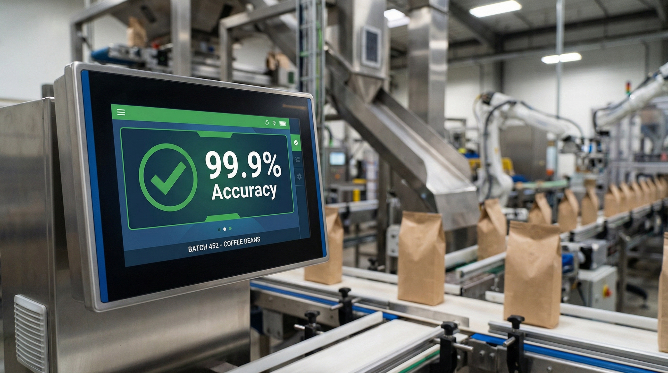 checkweigher accuracy display