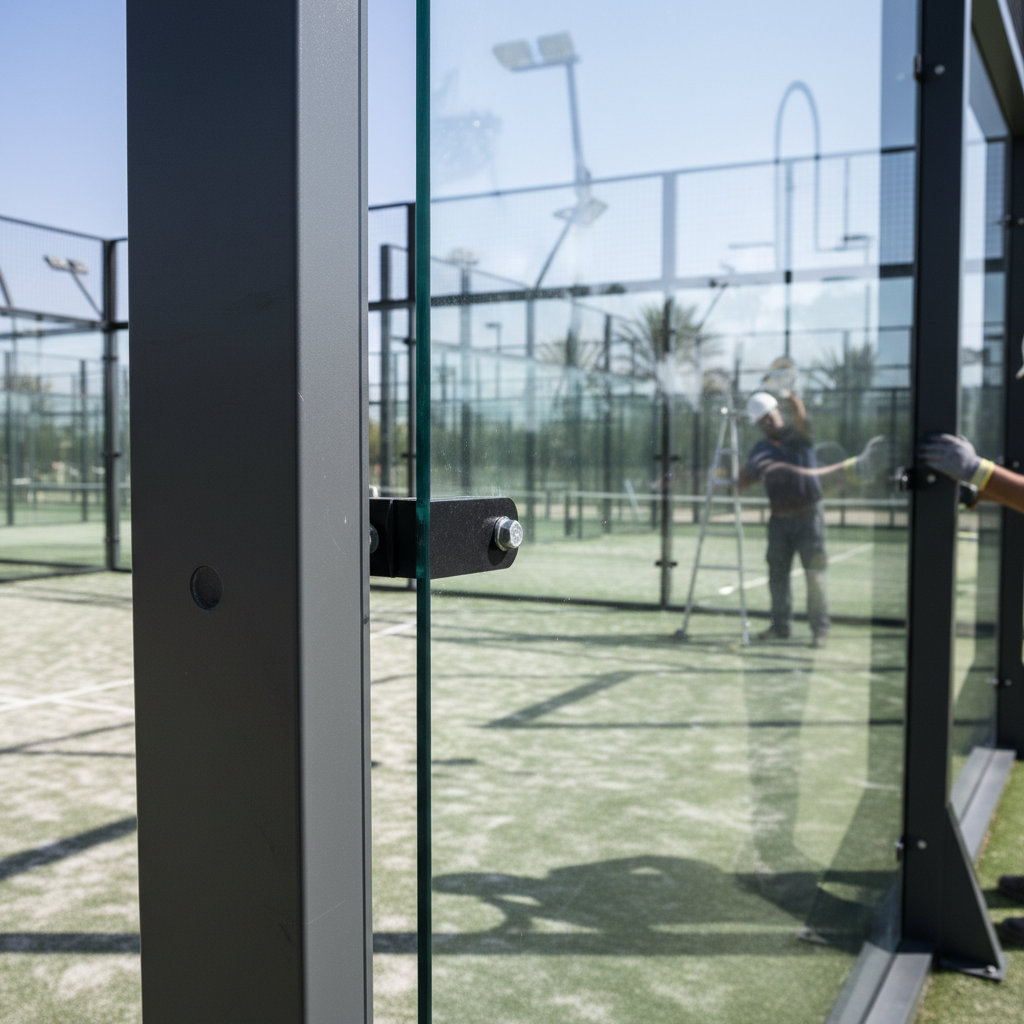 tempered glass installation