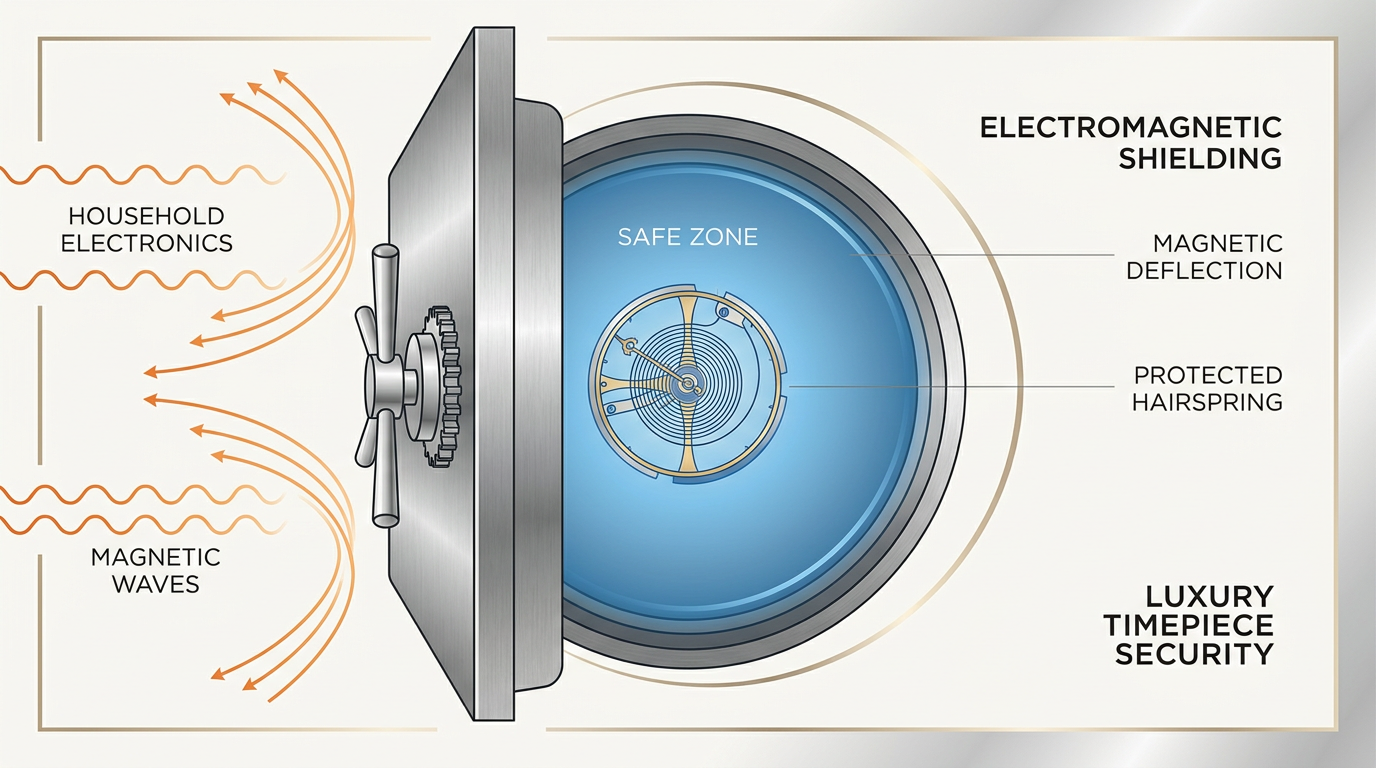 Electromagnetic shielding concept diagram