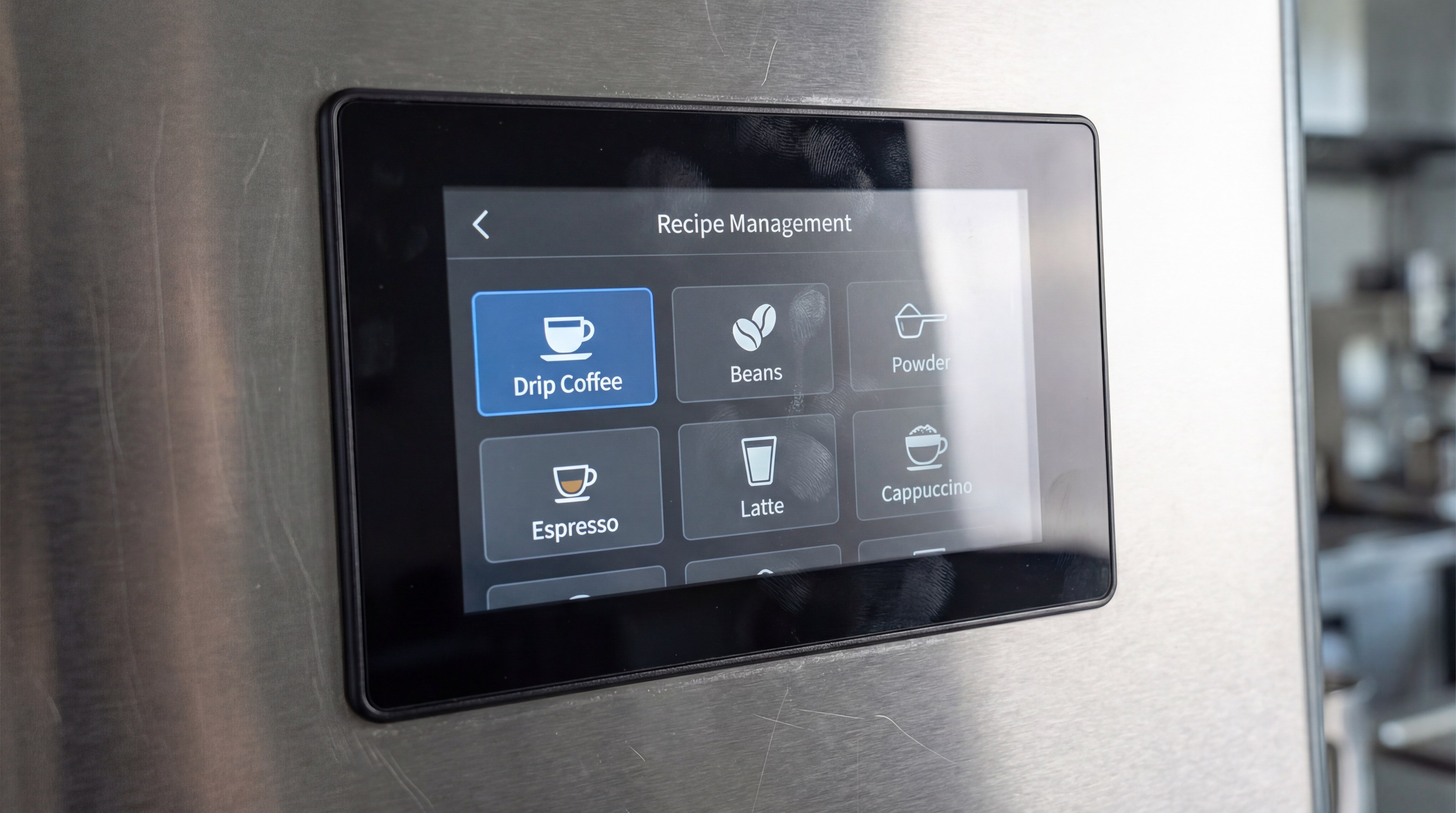 Recipe management UI