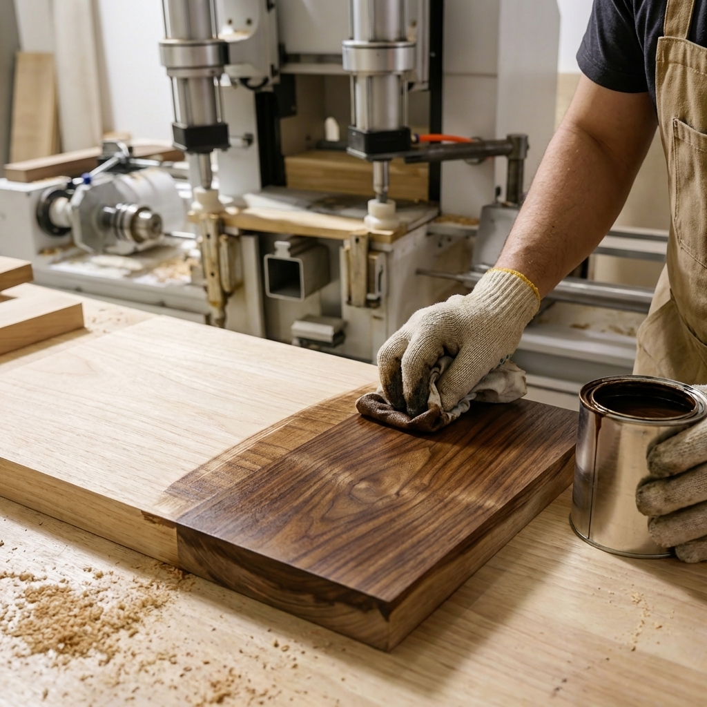 craftsman walnut stain application