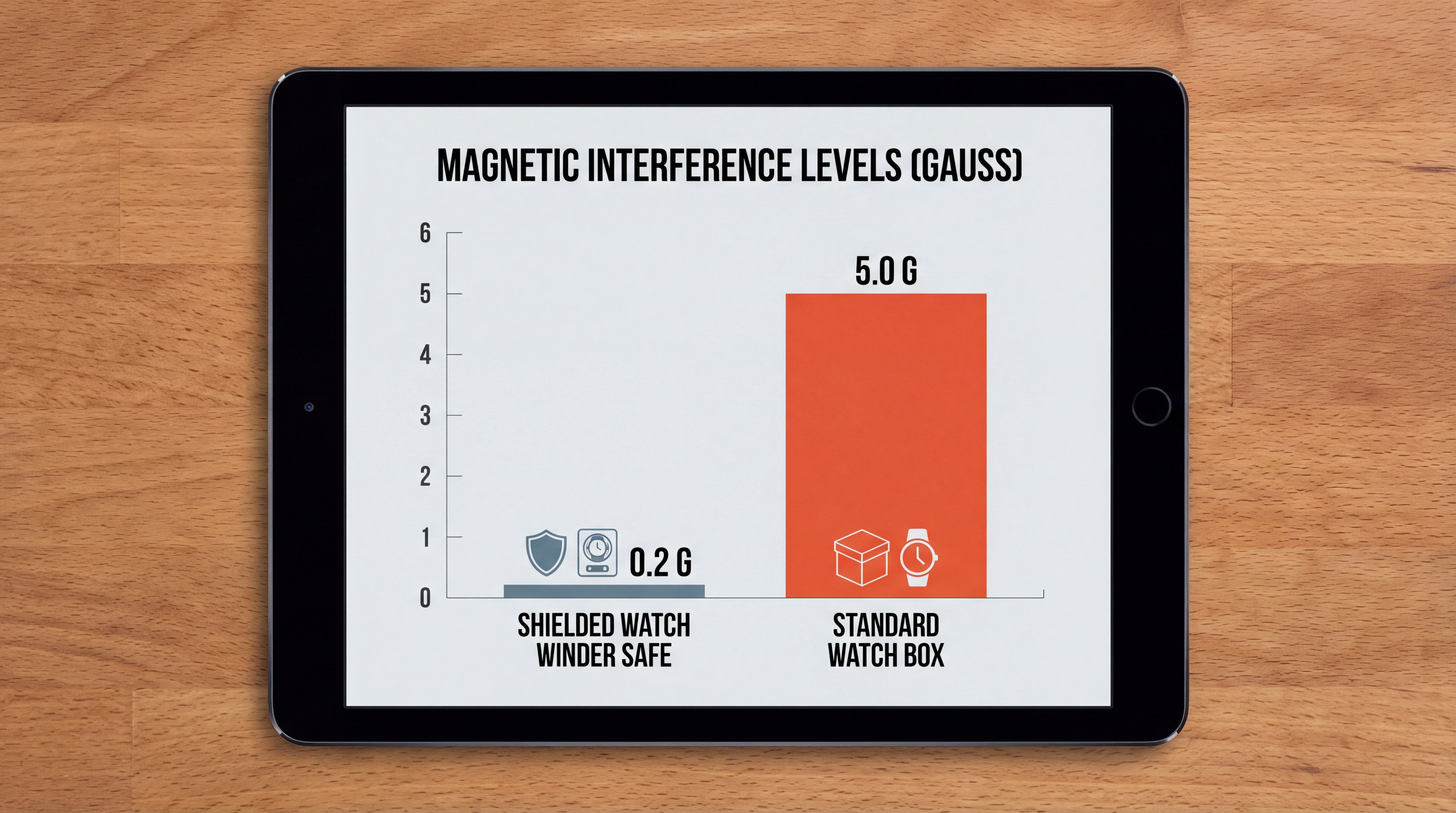 magnetic field interference comparison