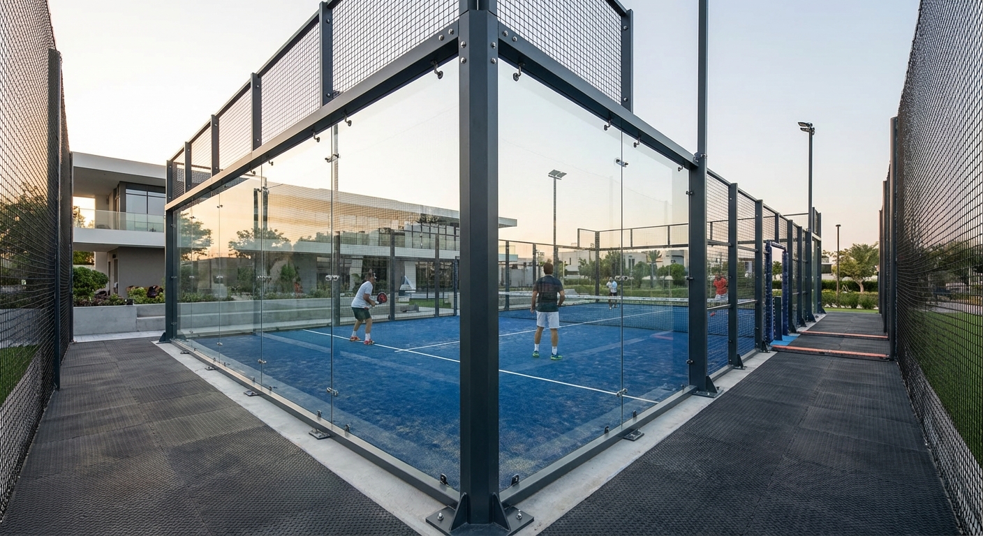 modern padel court design