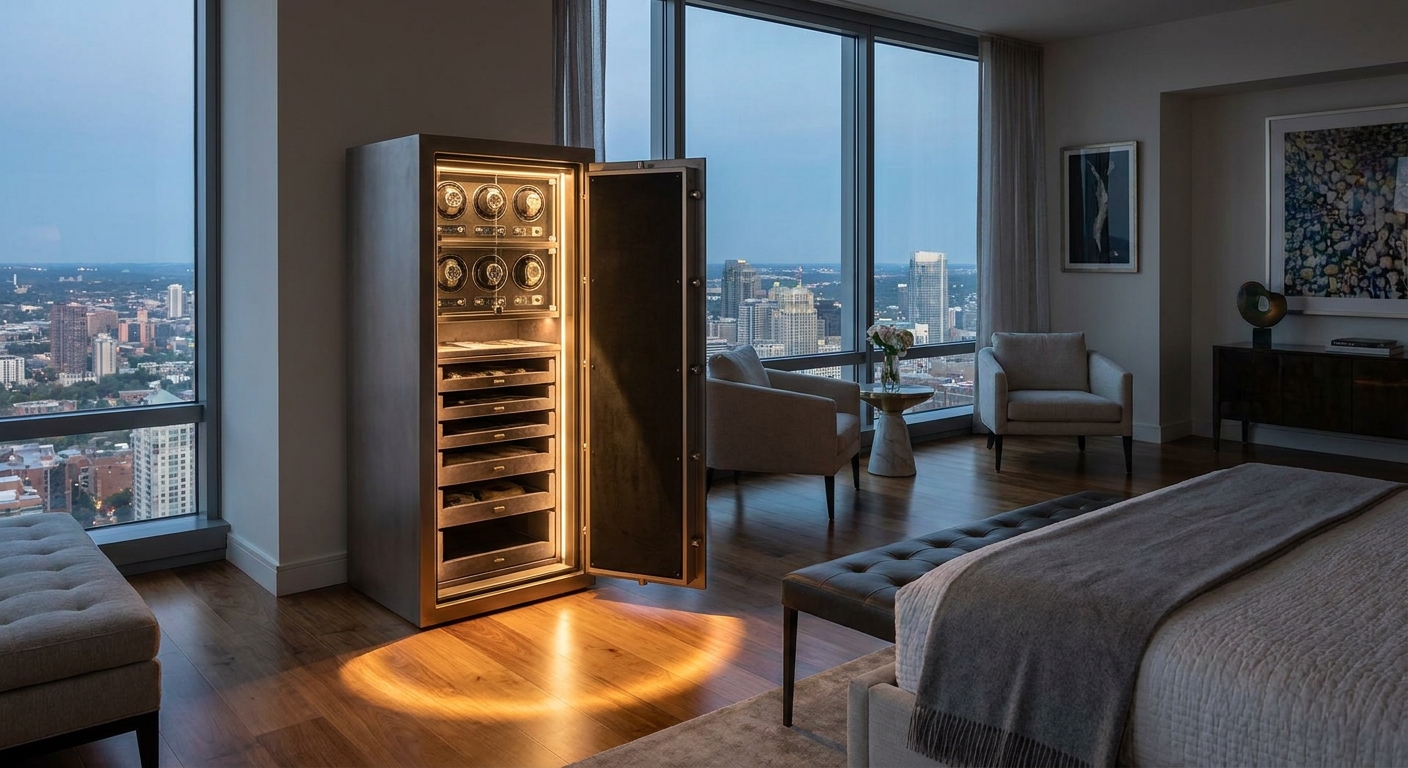 Penthouse safe display