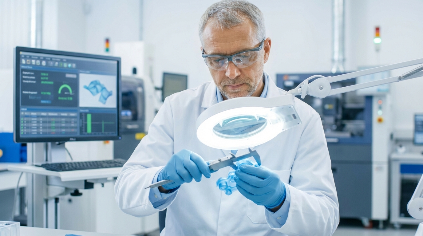 engineer silicone part inspection