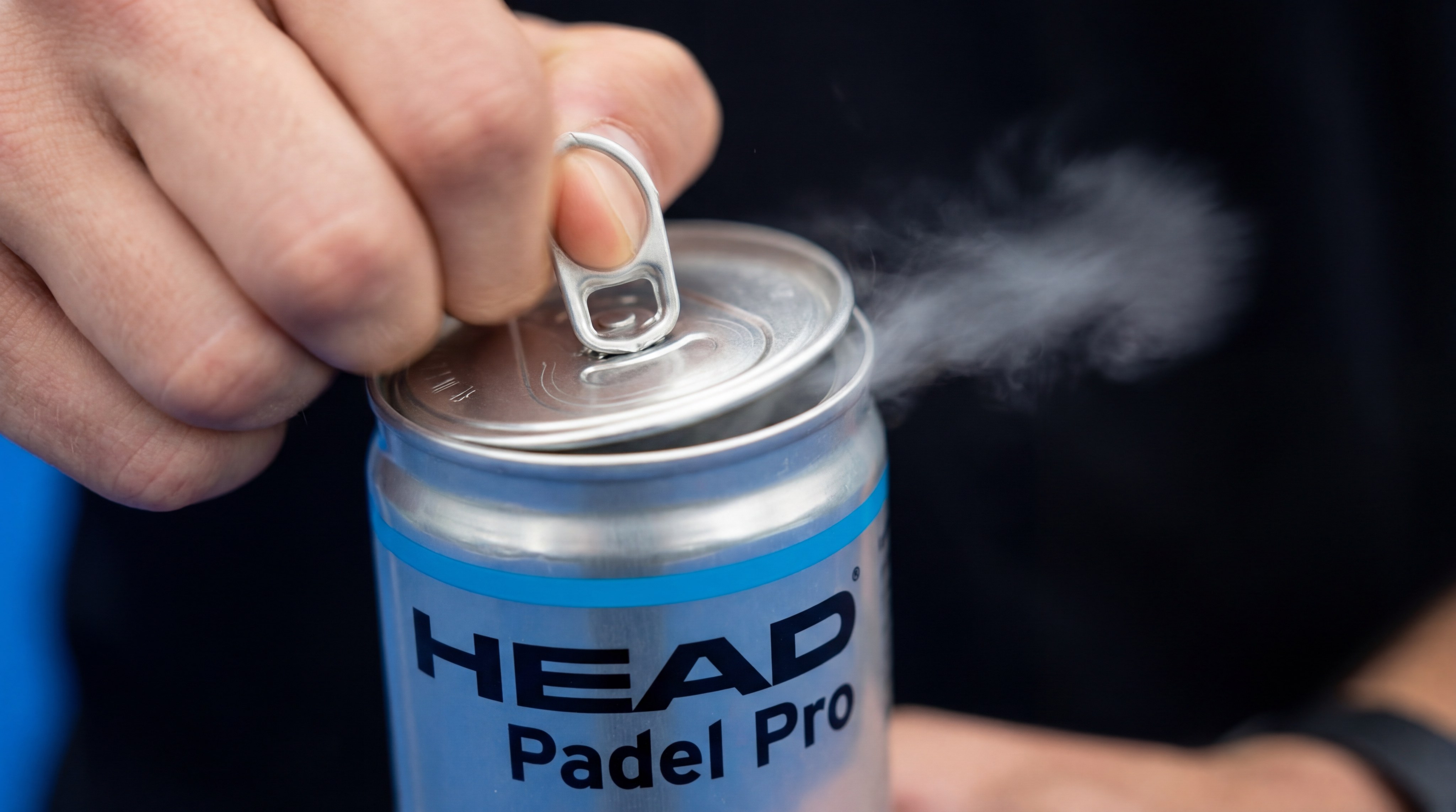 Pressurized Padel Ball Can Opening