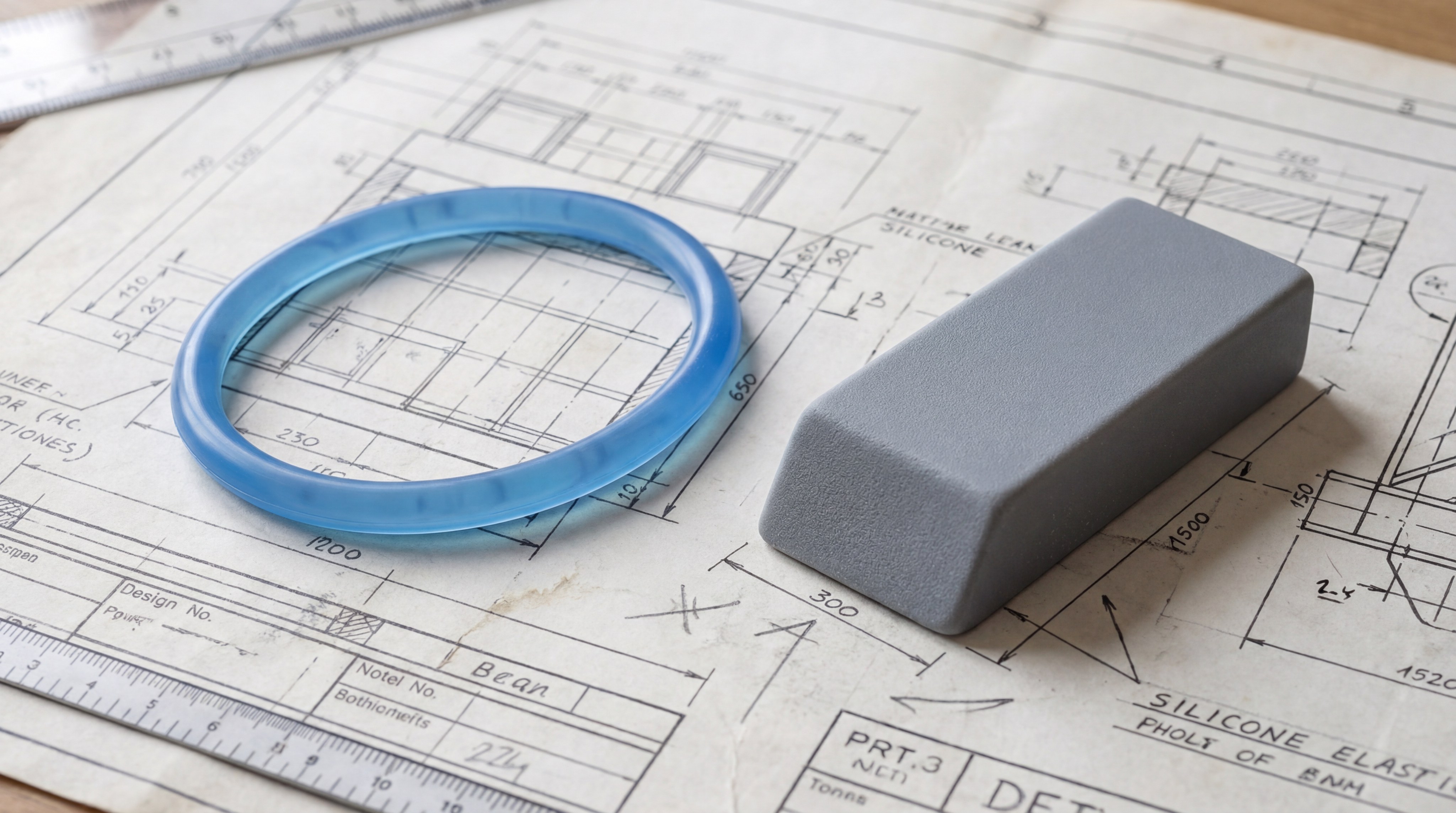 Comparison of various silicone parts across different industrial applications.