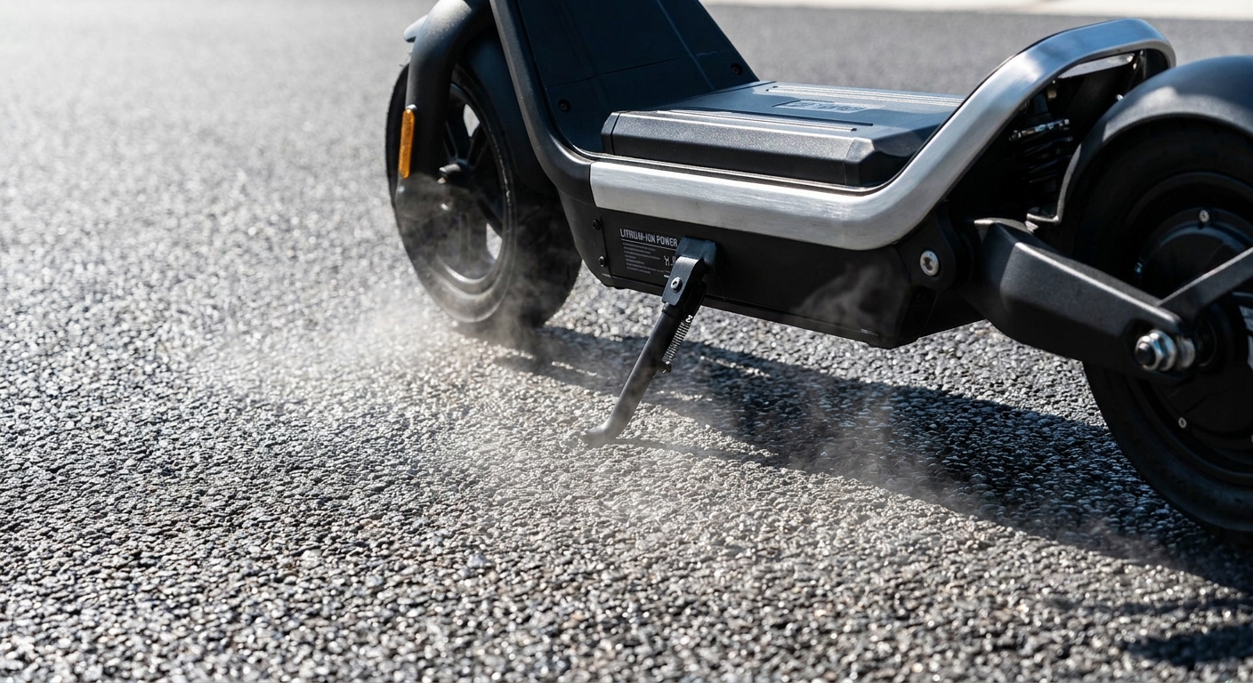 Electric Scooter Summer Heatwave
