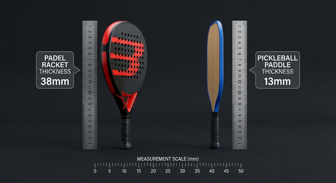 padel vs pickleball comparison chart