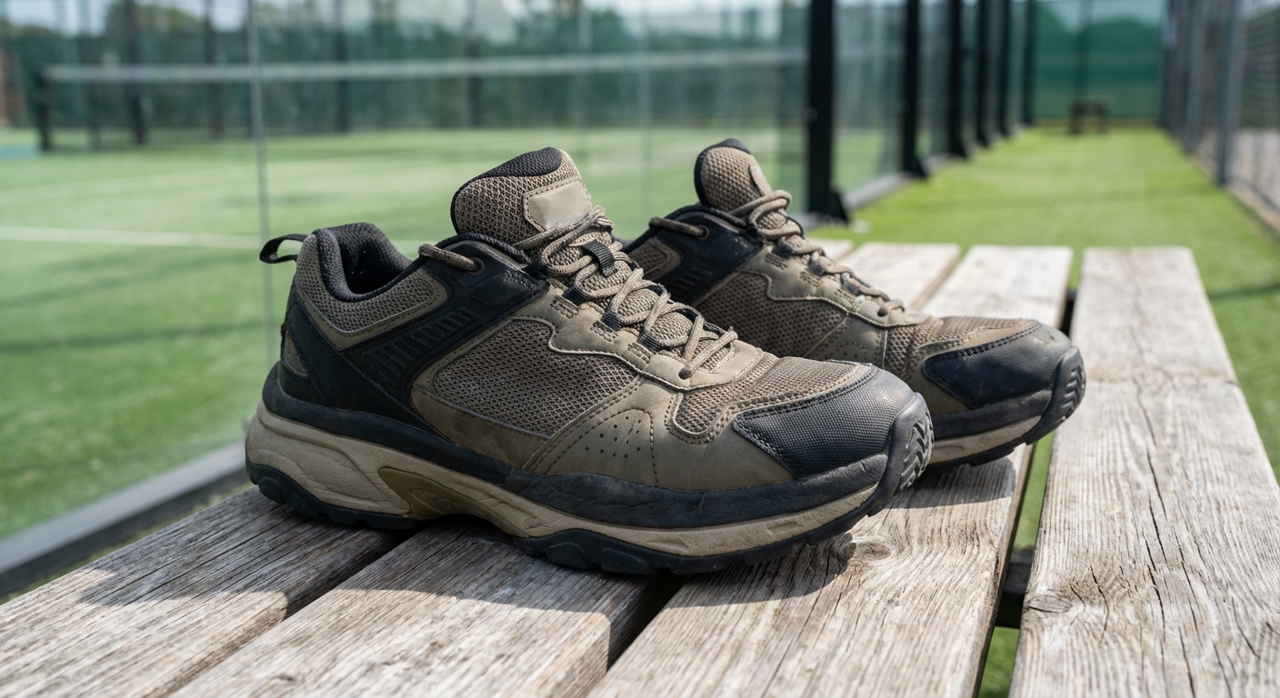 Padel shoes product photography