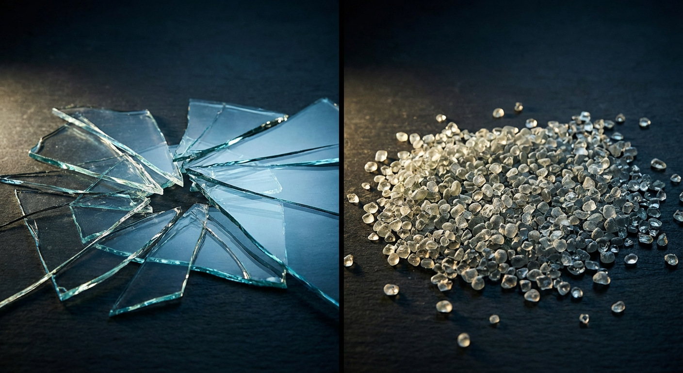 glass comparison photorealistic