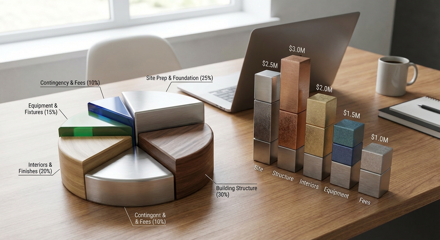 sports facility construction cost analysis