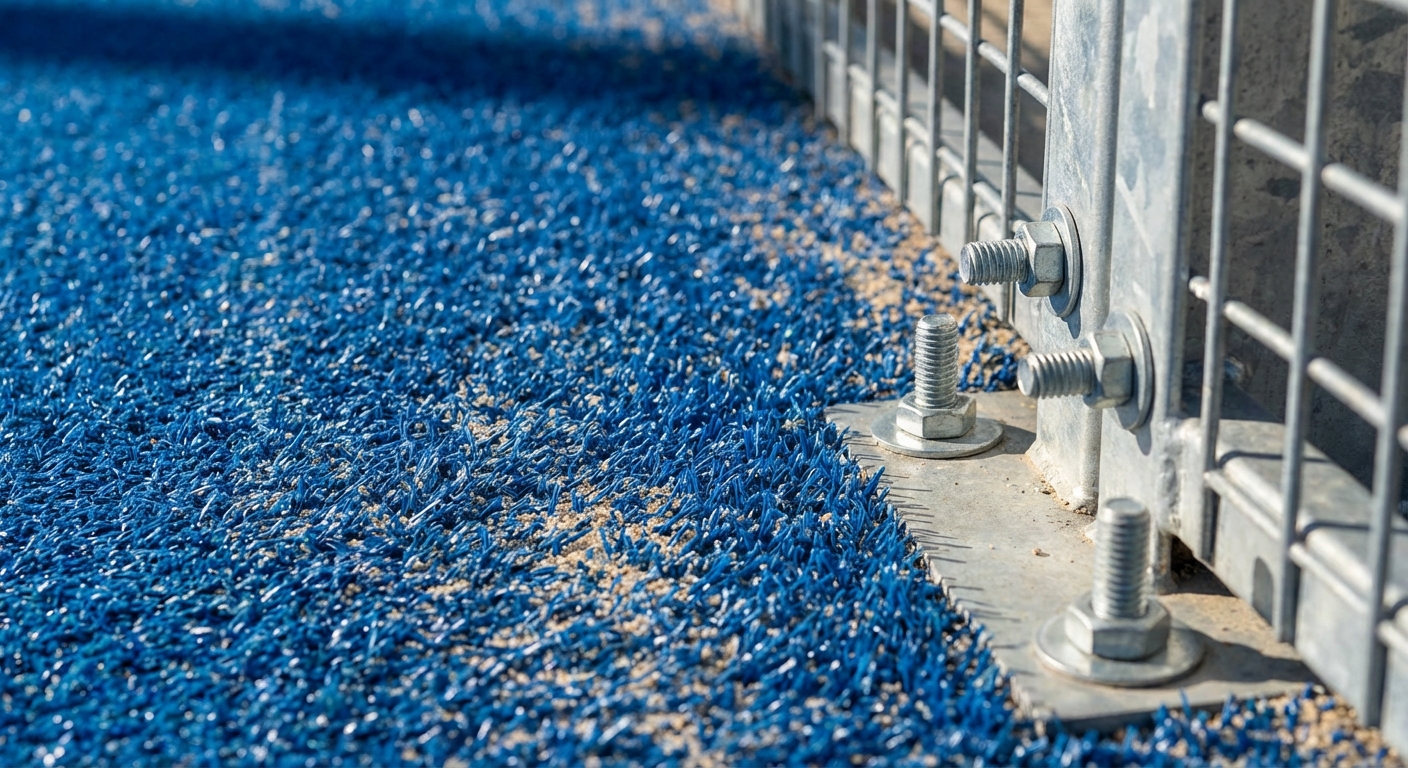 padel court close up