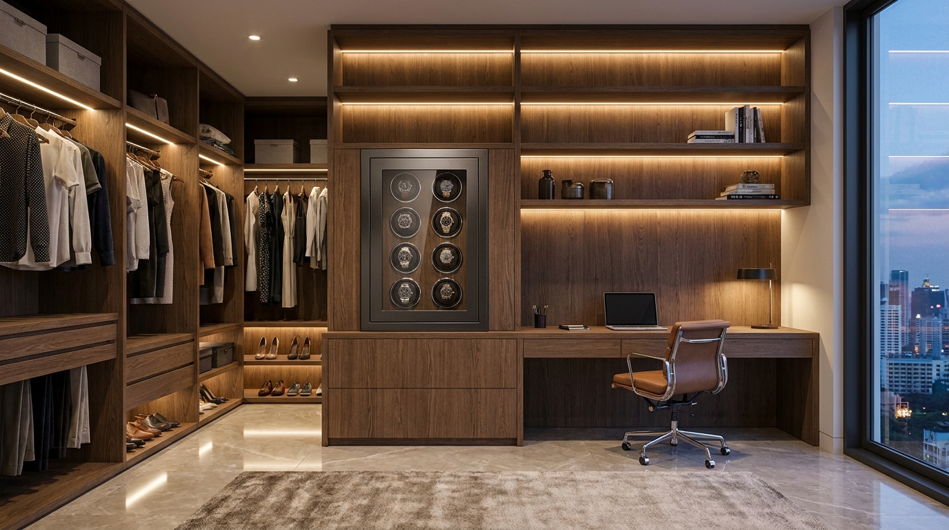 Luxurious Modern Walk-In Closet