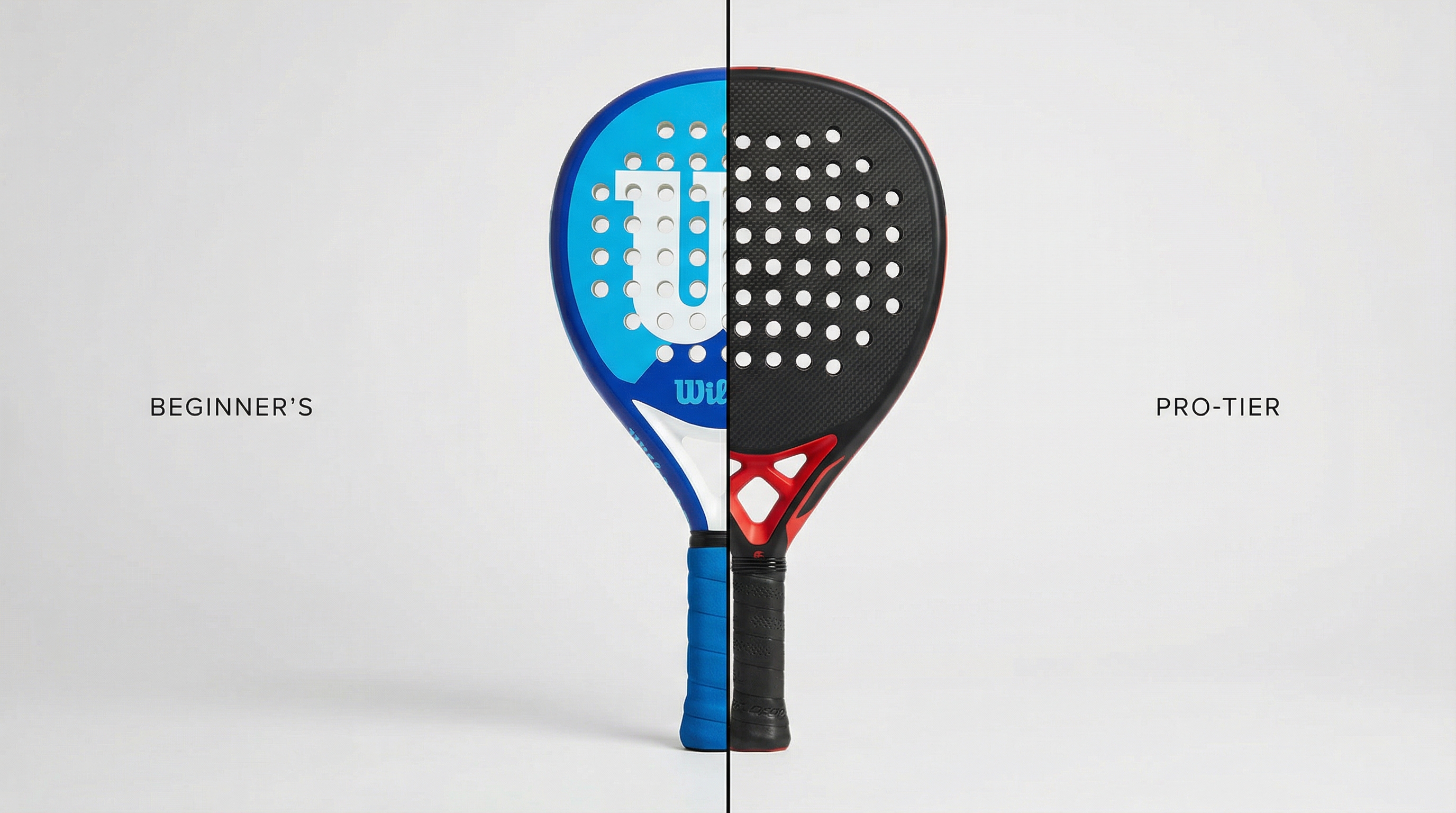 padel racket comparison beginner pro