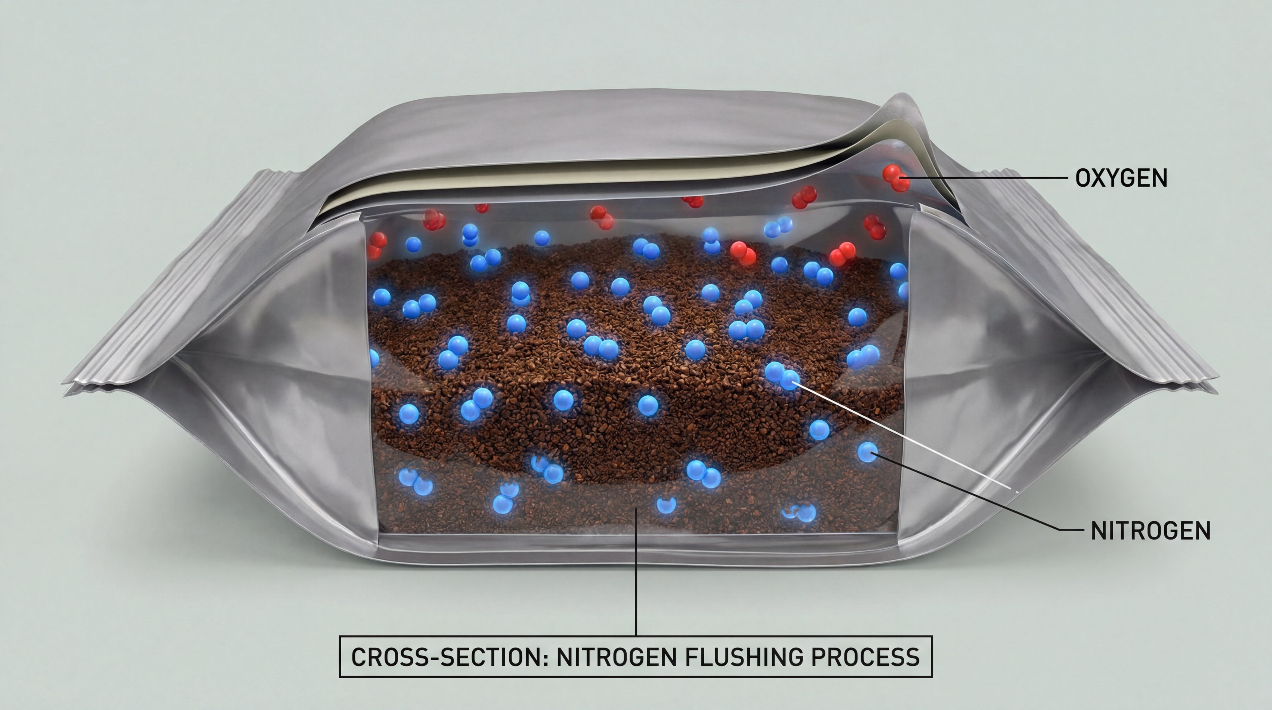 coffee bag nitrogen visualization