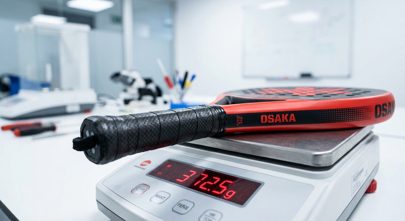osaka padel racket weight macro index 3