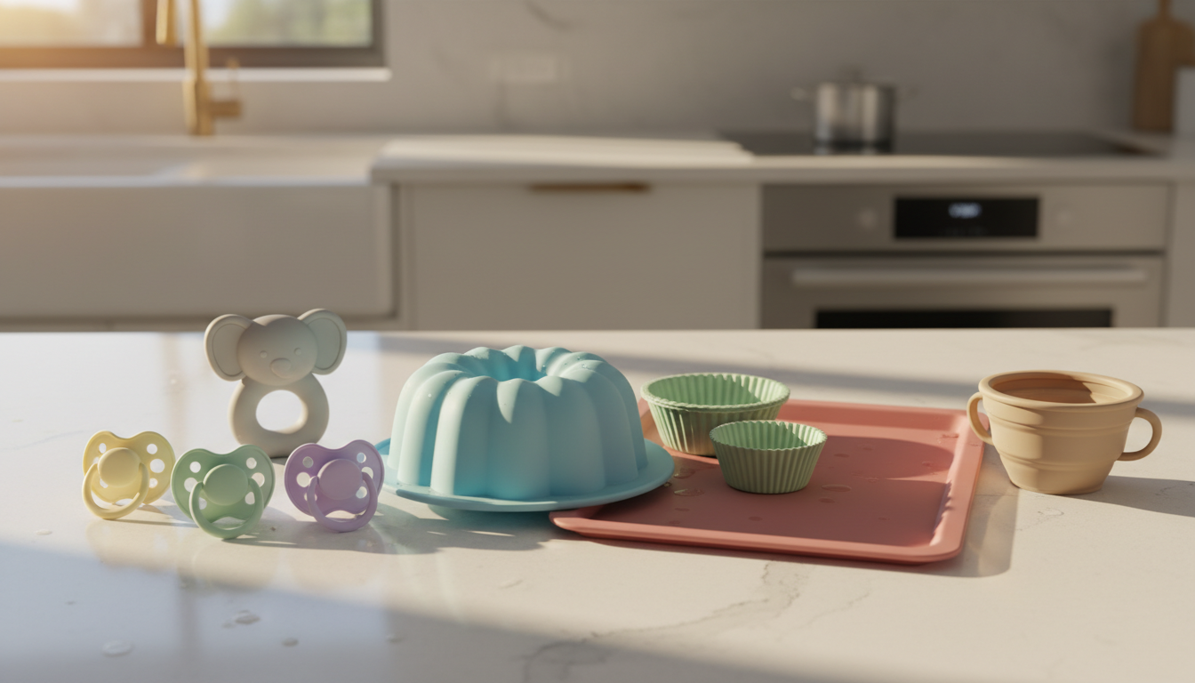 food grade silicone products display