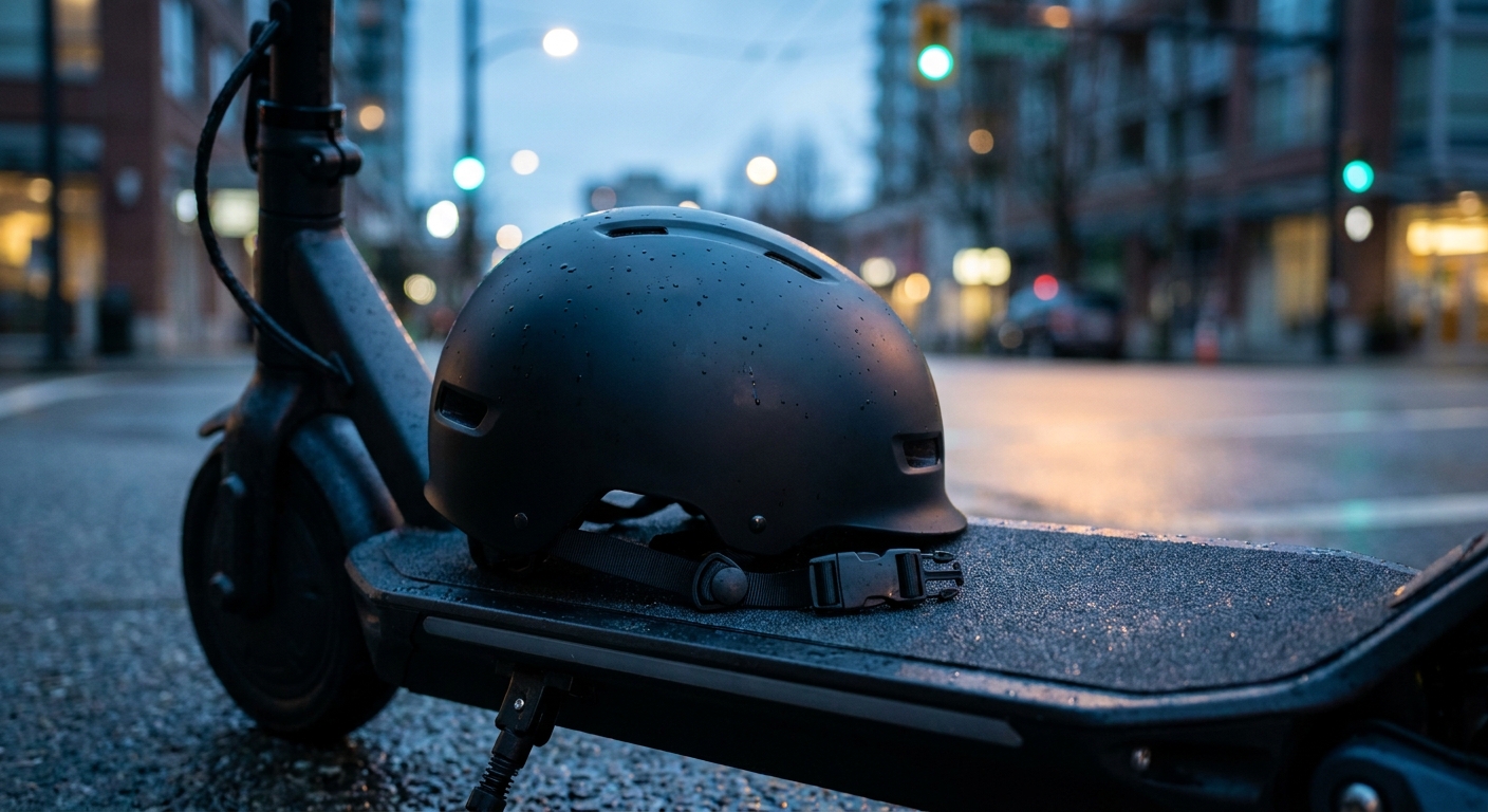 Premium Scooter Helmet Product Photo