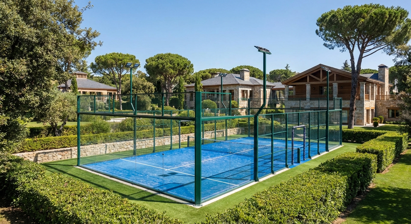 luxury outdoor padel