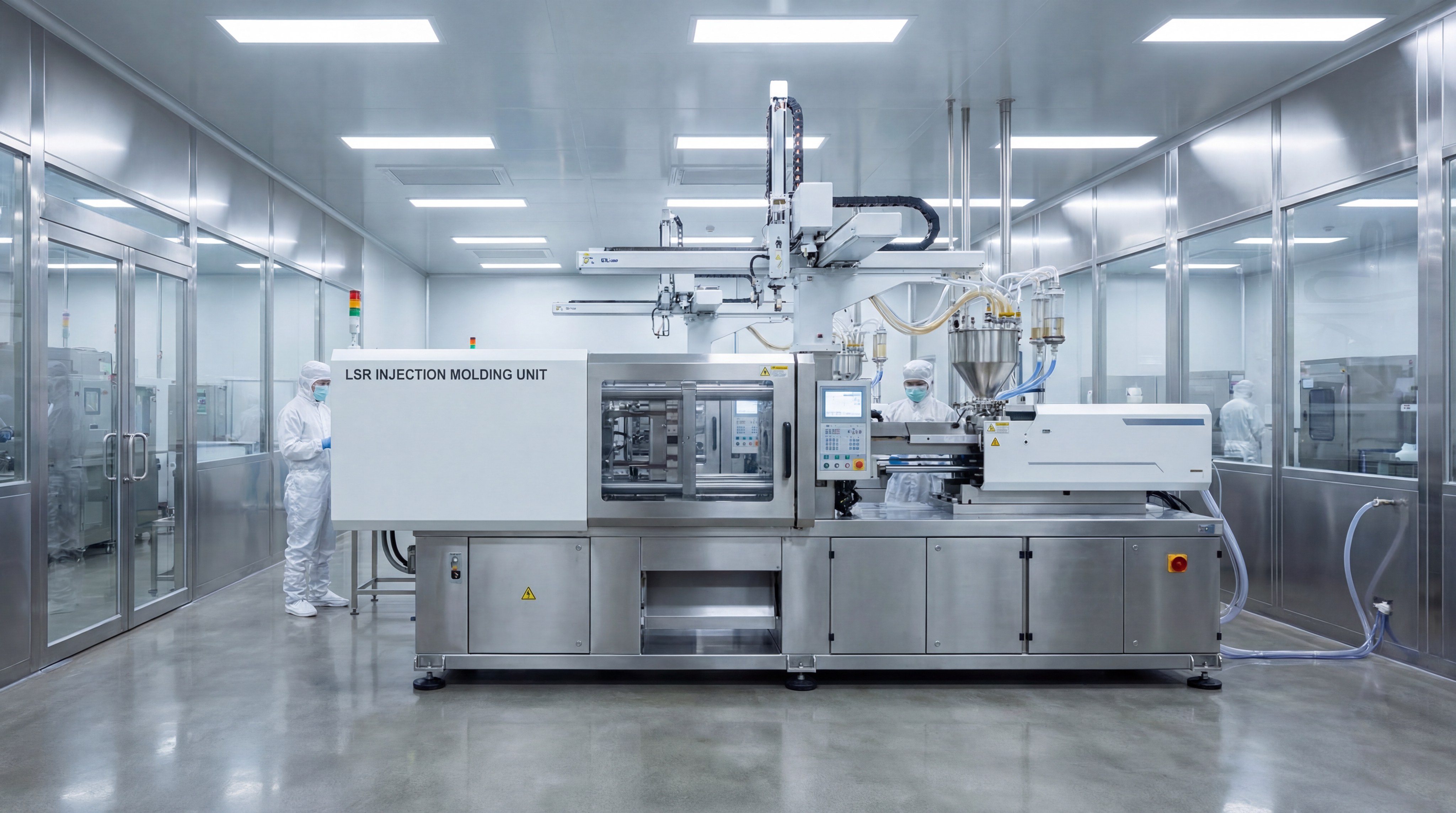 lsr injection molding machine cleanroom