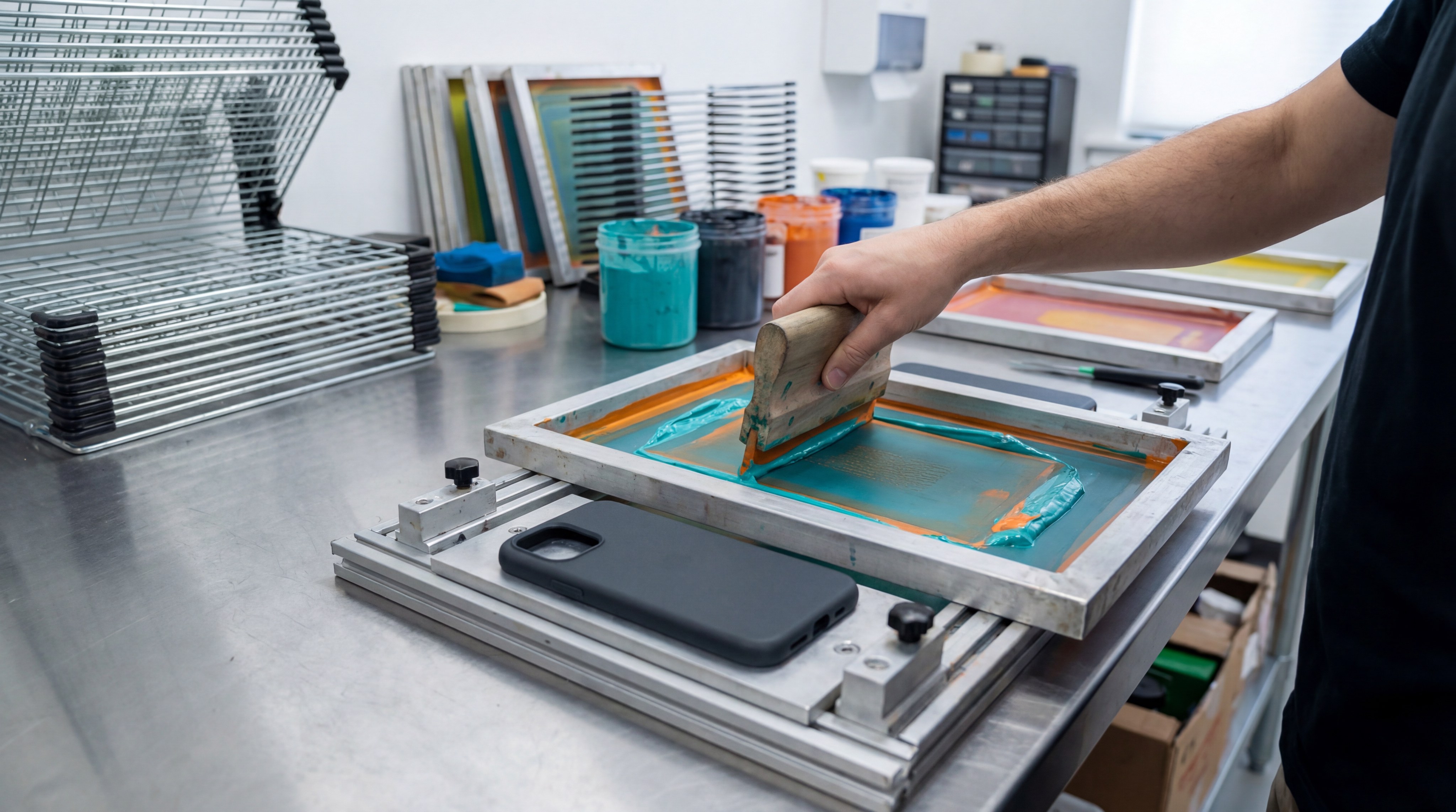 silk screen printing phone case