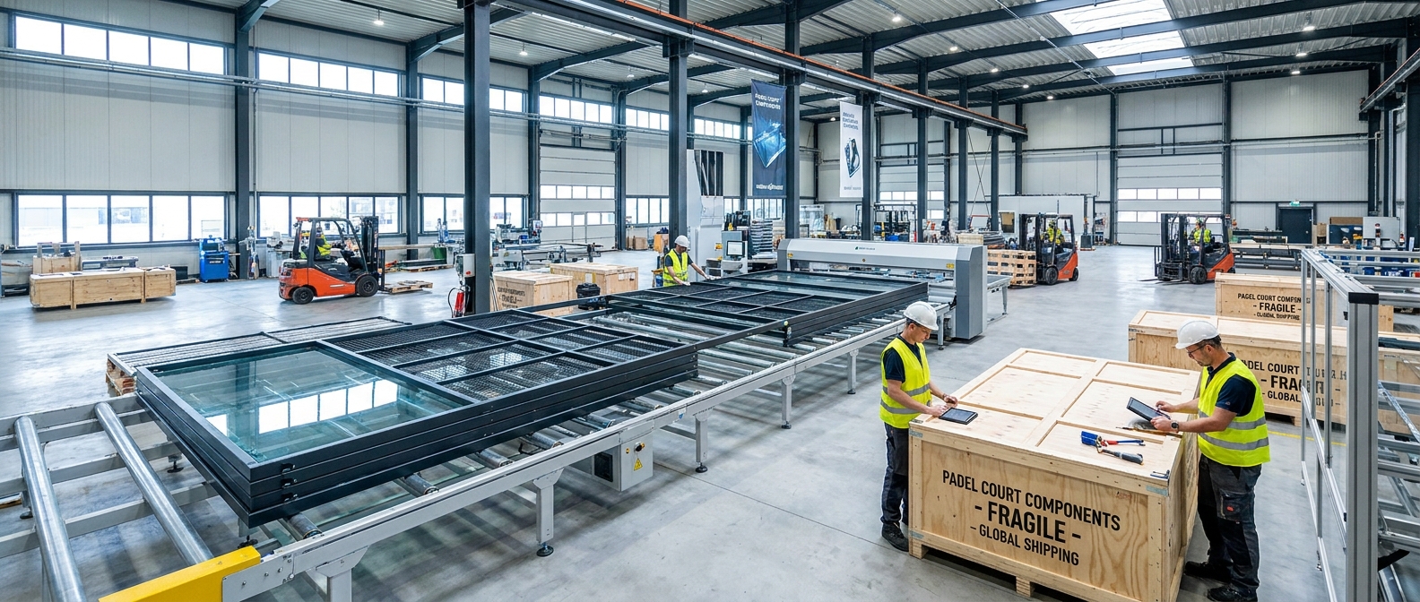 padel court manufacturing quality check