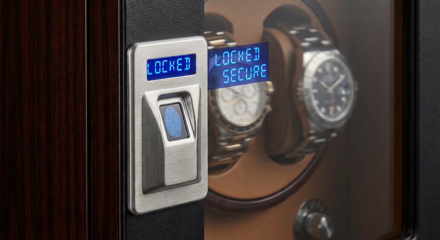 Digital Lock Watch Winder Safe