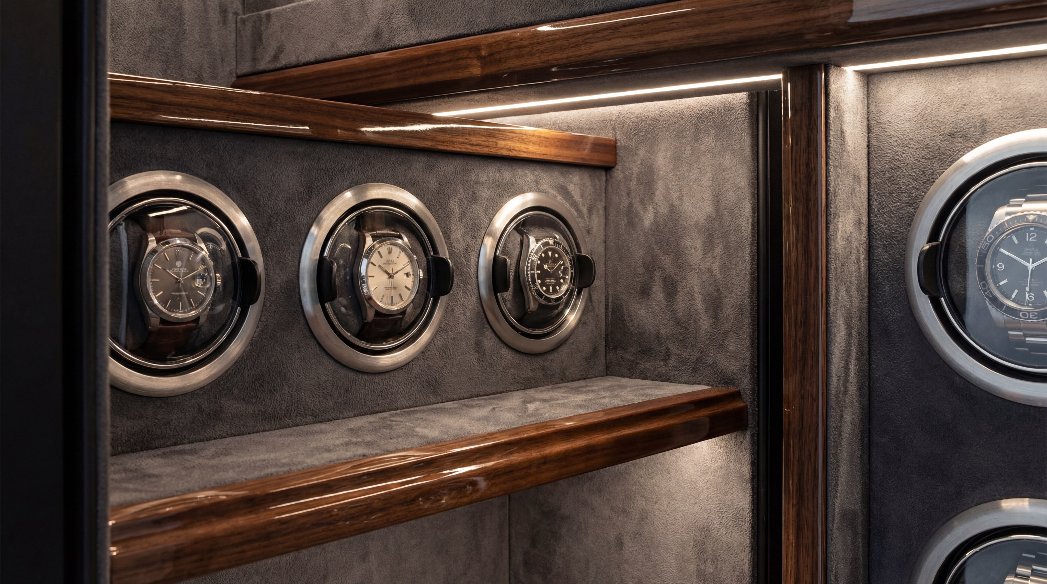 luxury safe interior detail