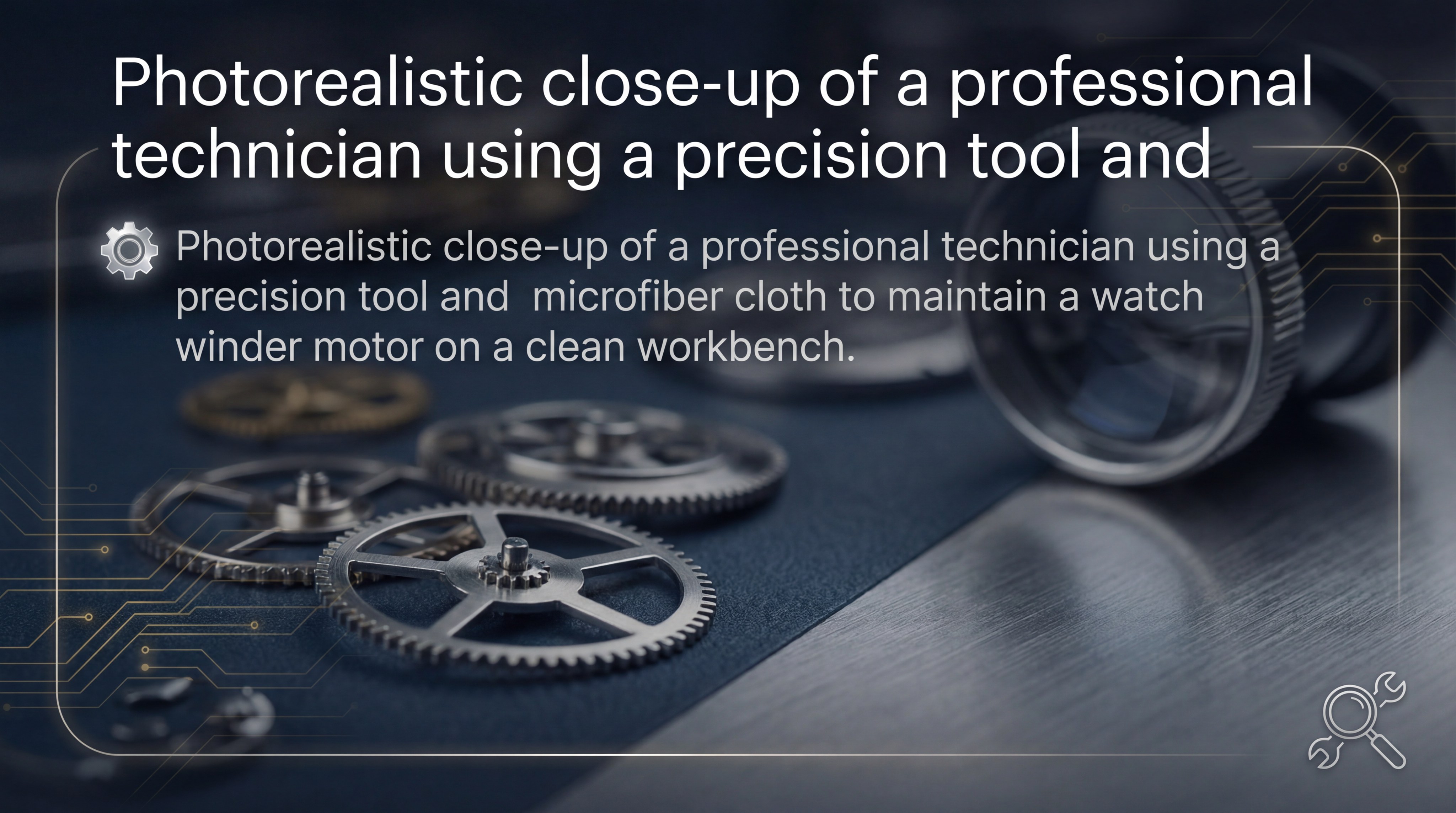 watch winder motor maintenance