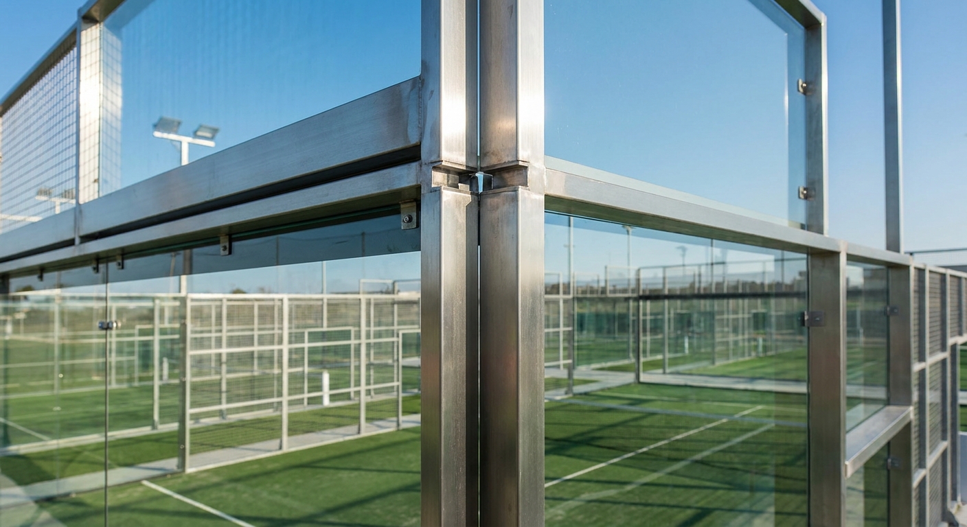 padel court architectural photography