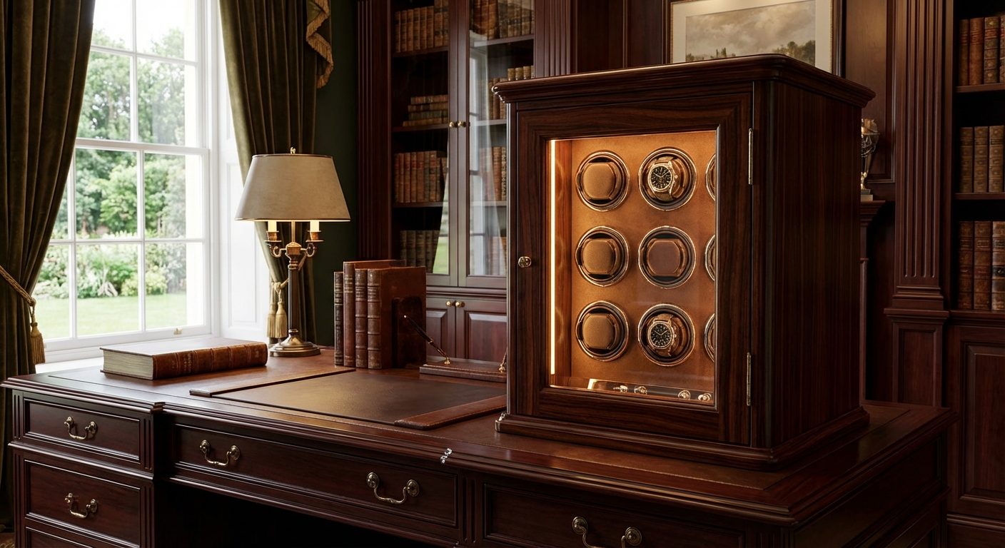 Luxury Watch Winder Safe Home Office