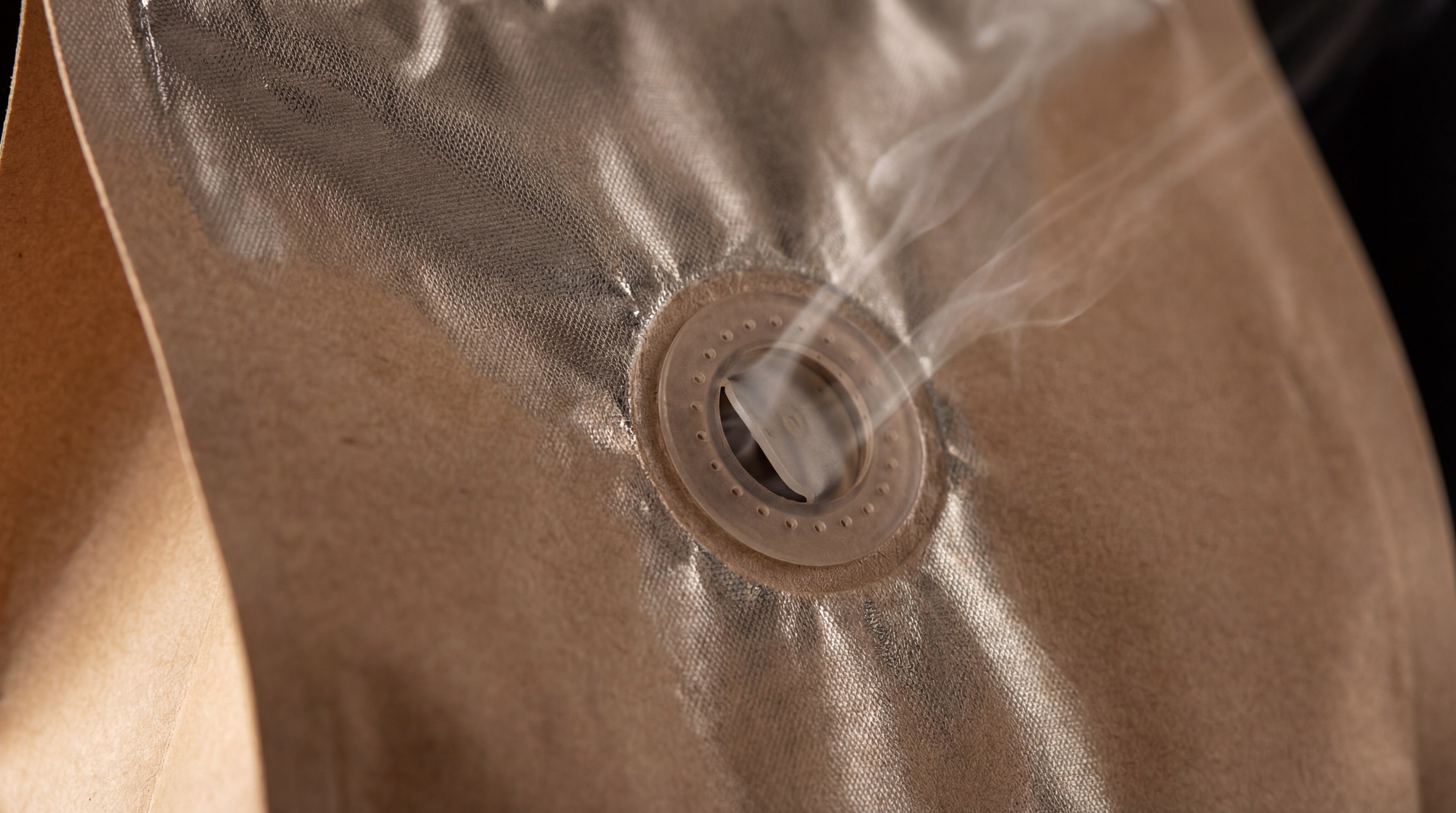 Macro Photography of One-Way Degassing Valve