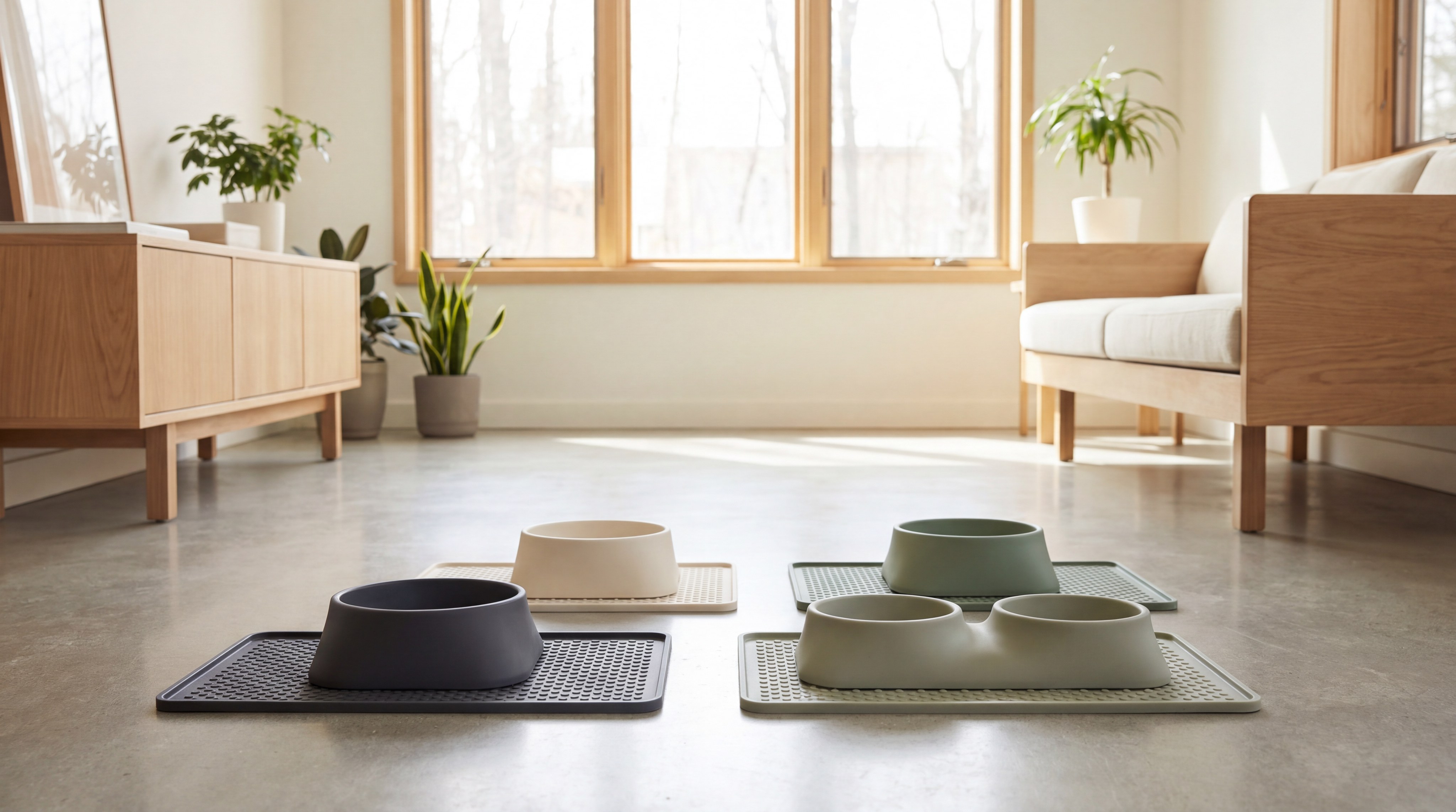 premium silicone pet bowls product shot