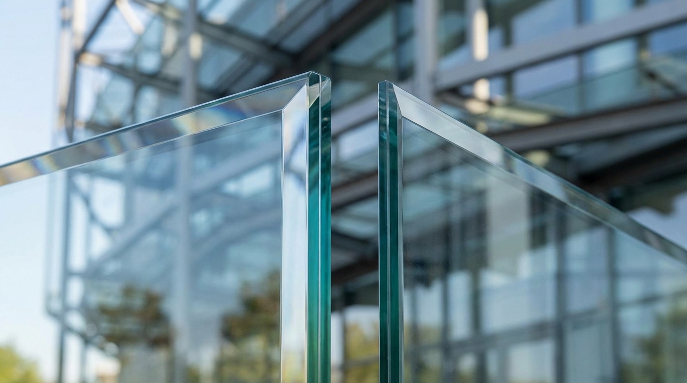 glass edge comparison architectural