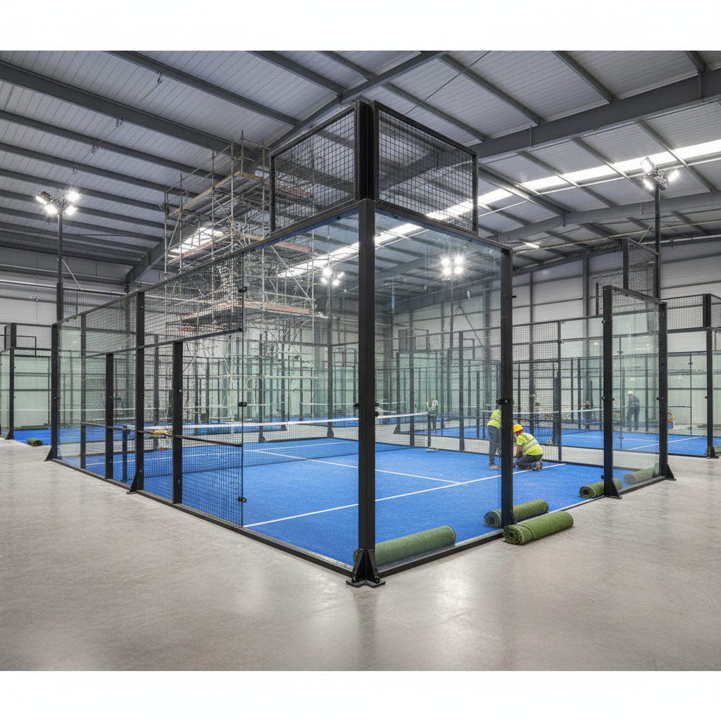 padel court render